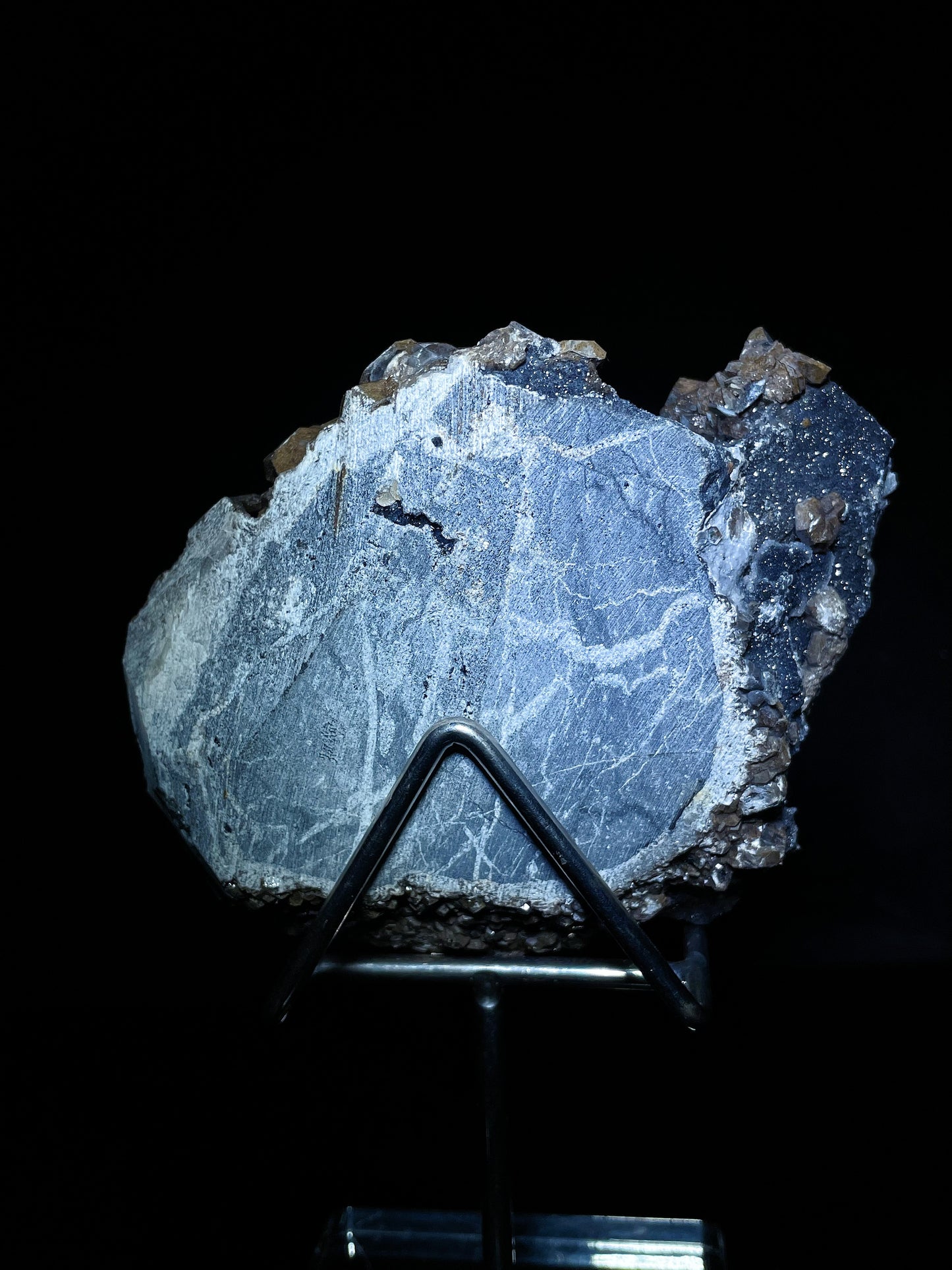 Fujian black calcite specimen