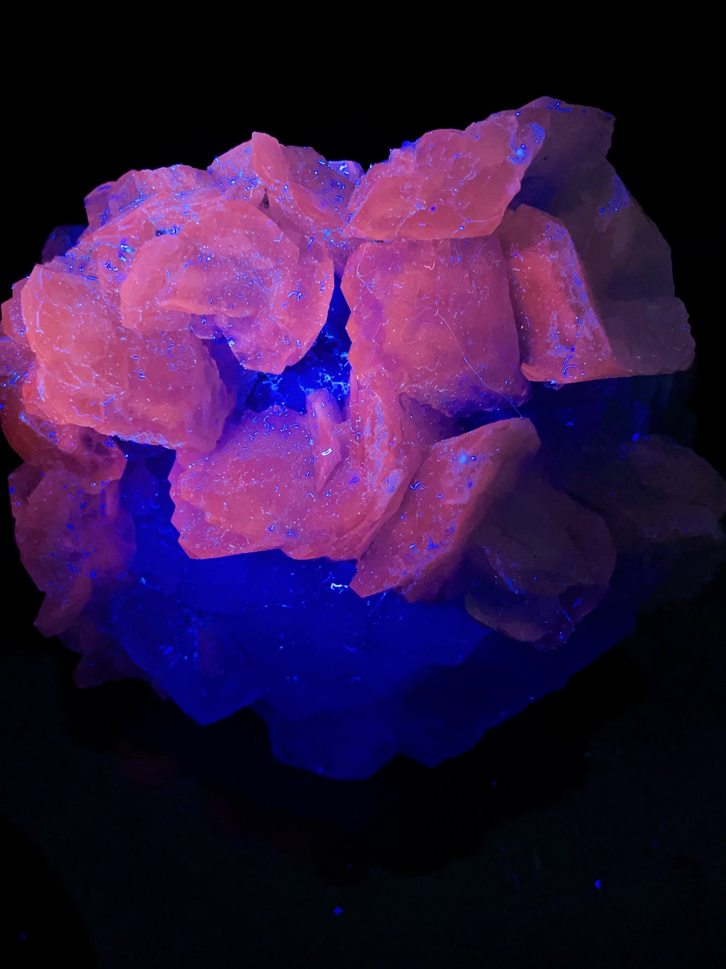 Hunan China fluorite with calcite specimen