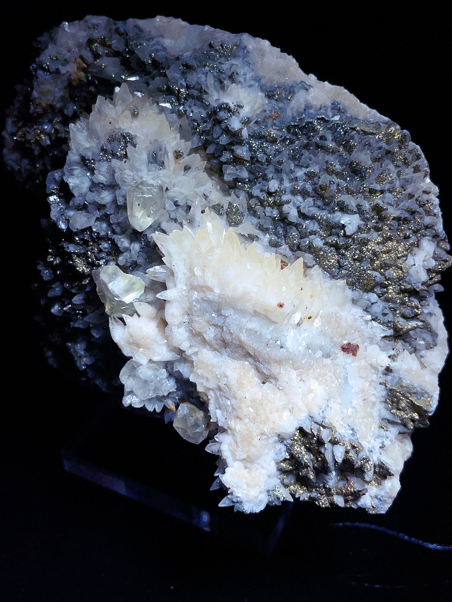 Hubei China feather calcite specimen