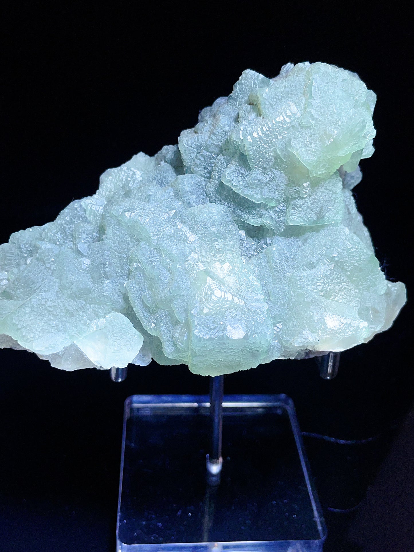 Inner Mongolia fluorite with quartz specimen