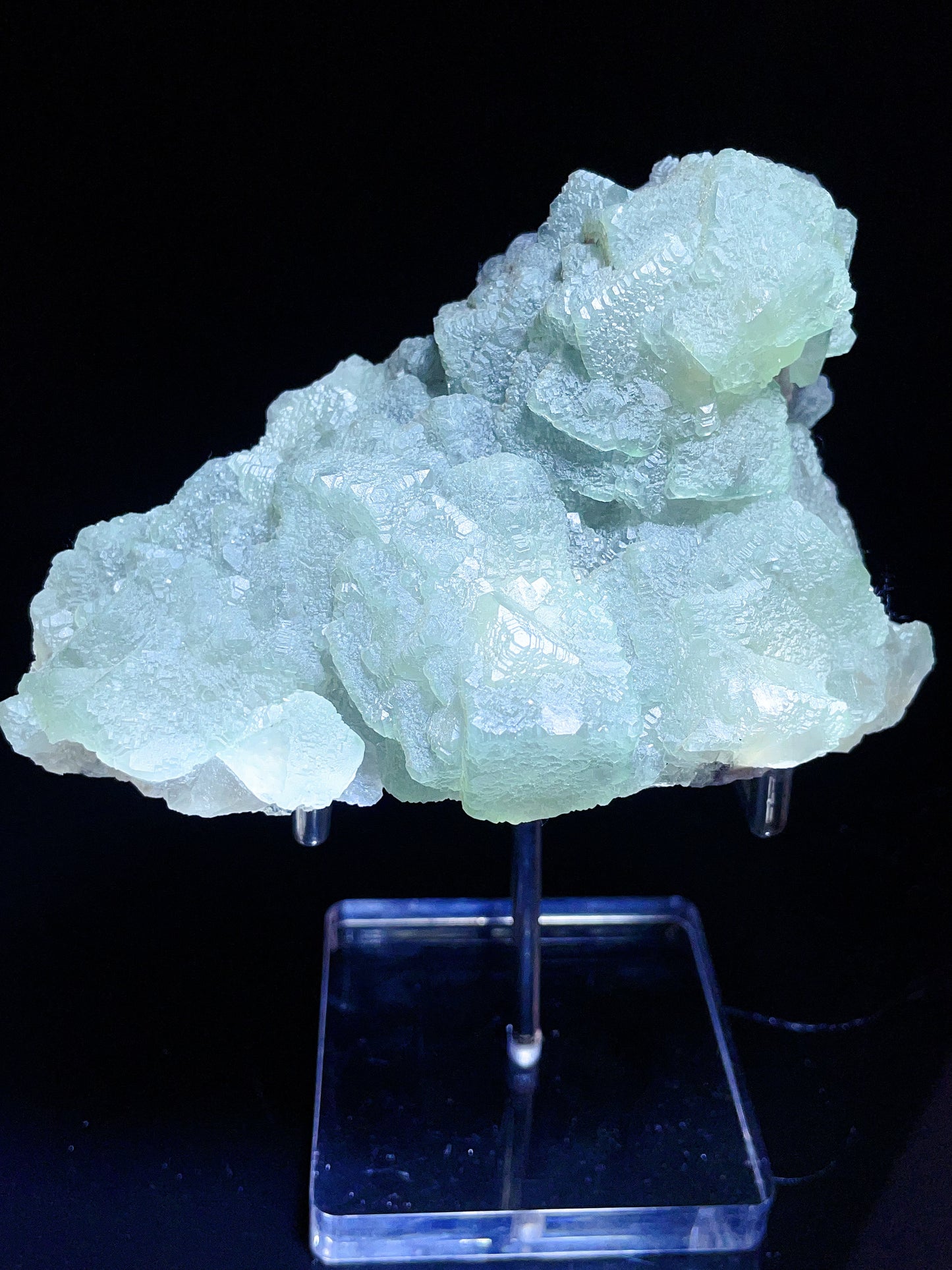 Inner Mongolia fluorite with quartz specimen