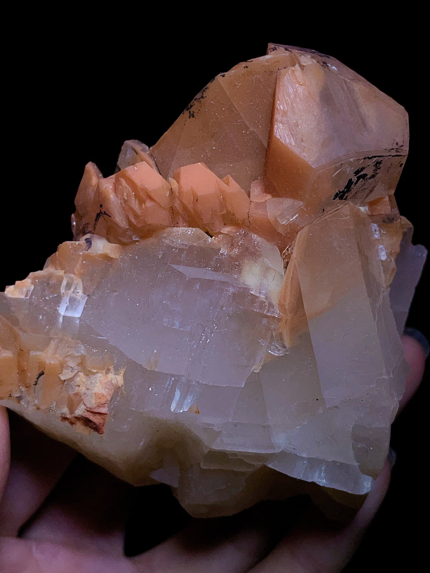 Jiangxi China golden calcite specimen