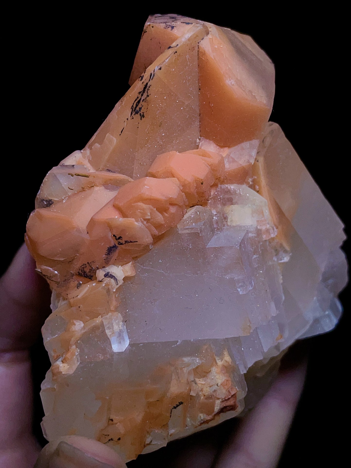 Jiangxi China golden calcite specimen