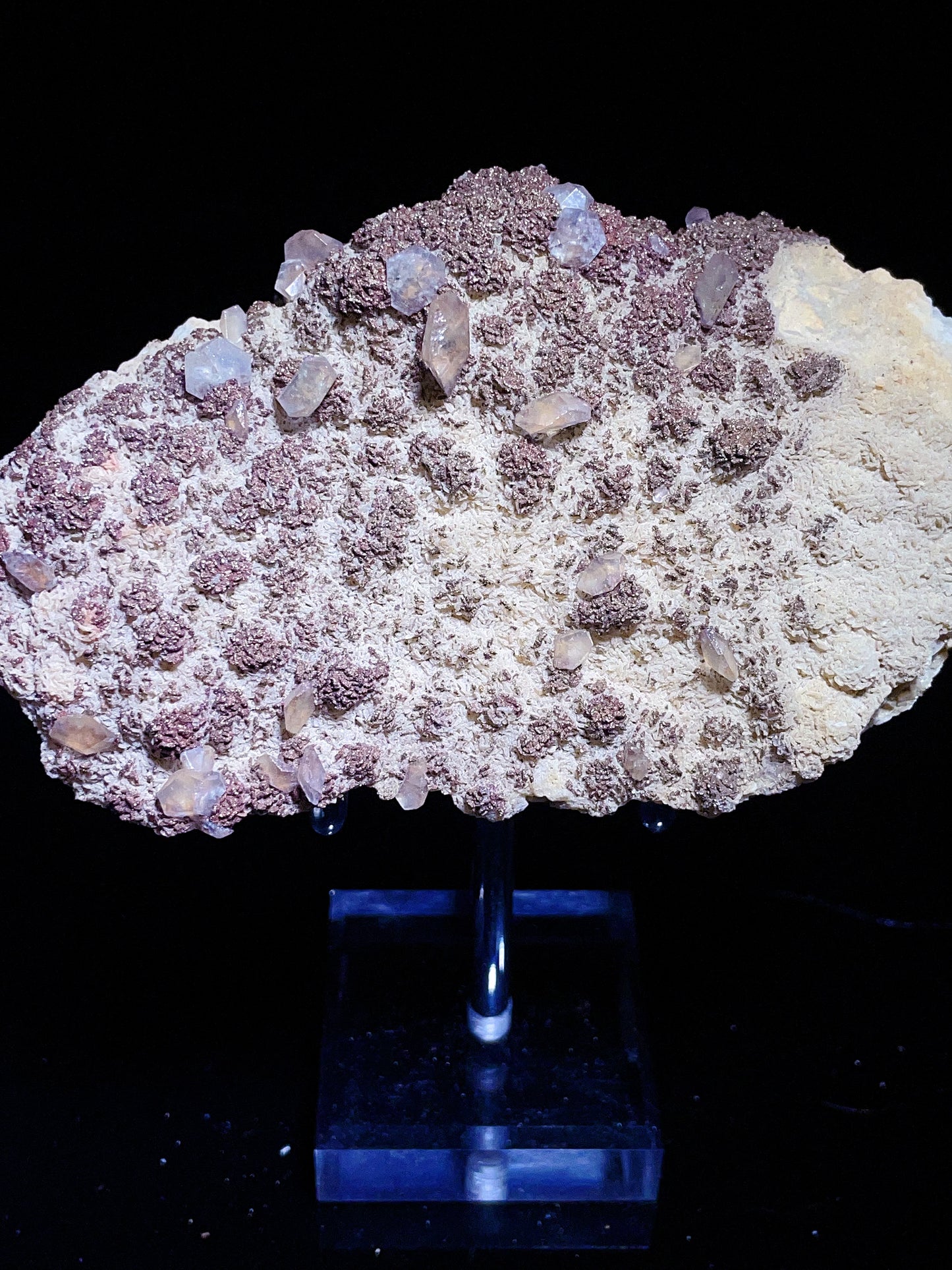 Hunan China calcite with pyrite specimen