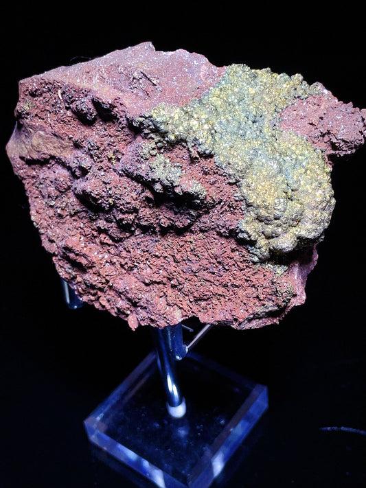 Rainbow pyrite specimen From Hubei China