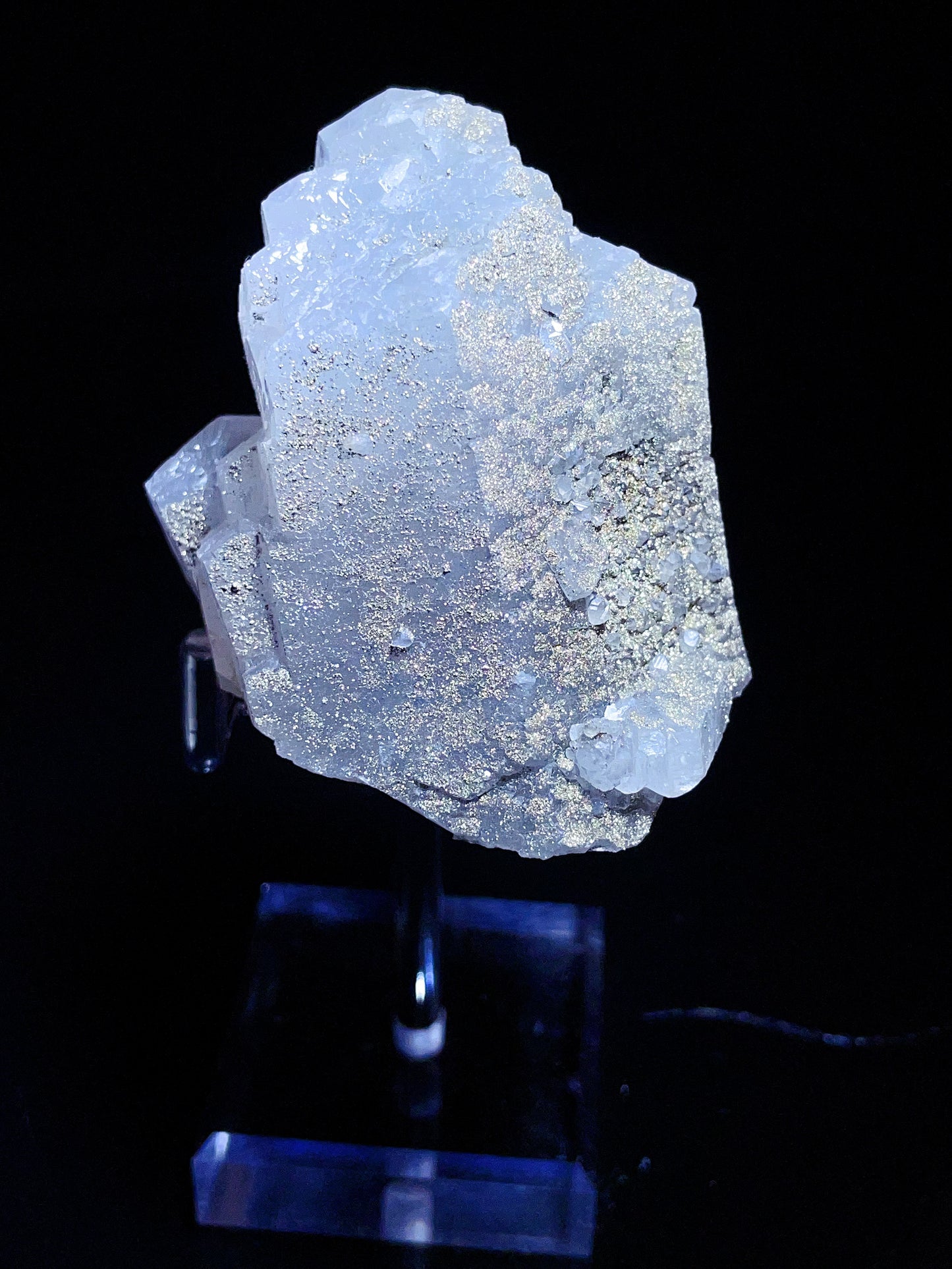 Fujian China calcite with pyrite specimen