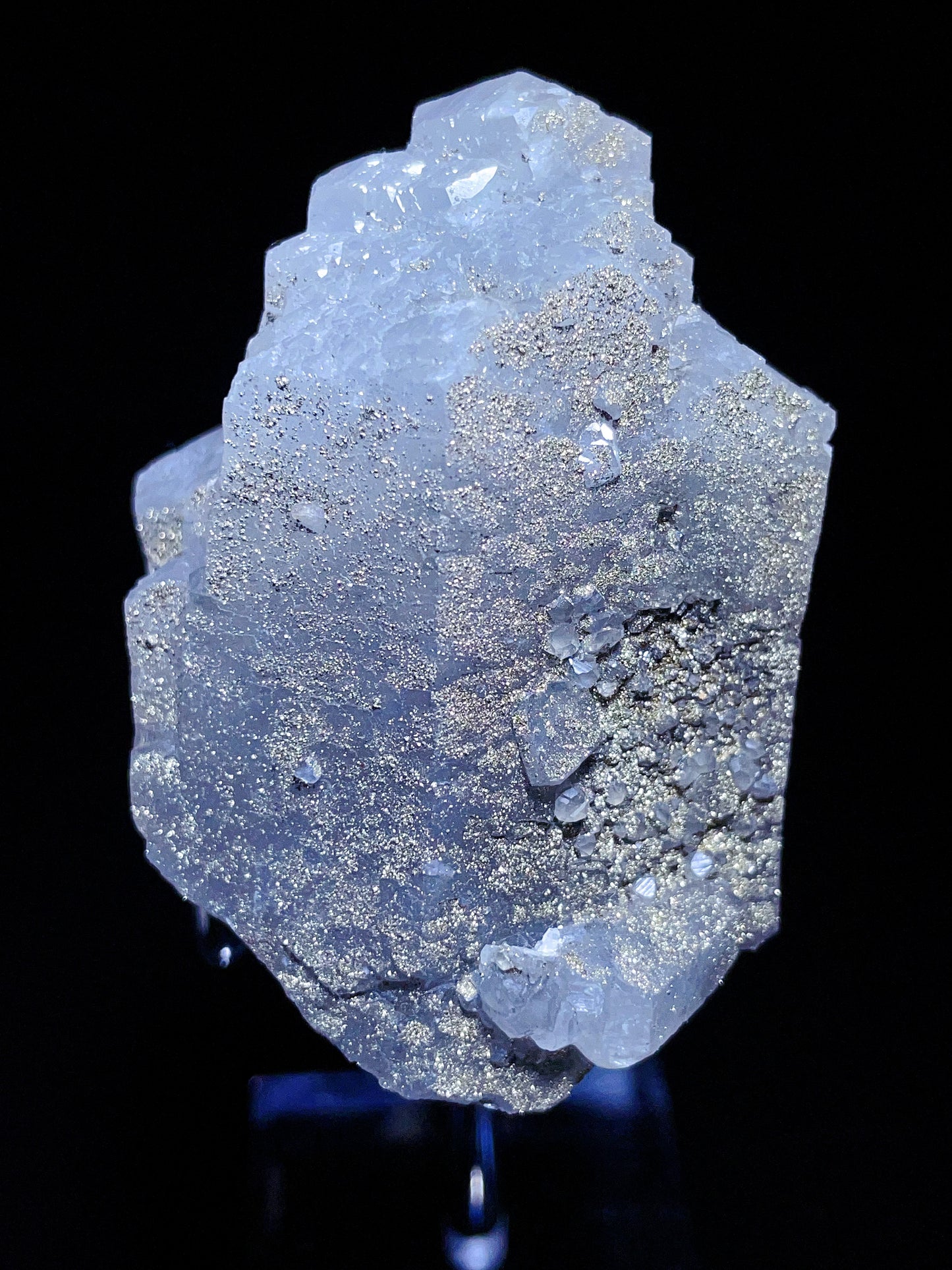 Fujian China calcite with pyrite specimen