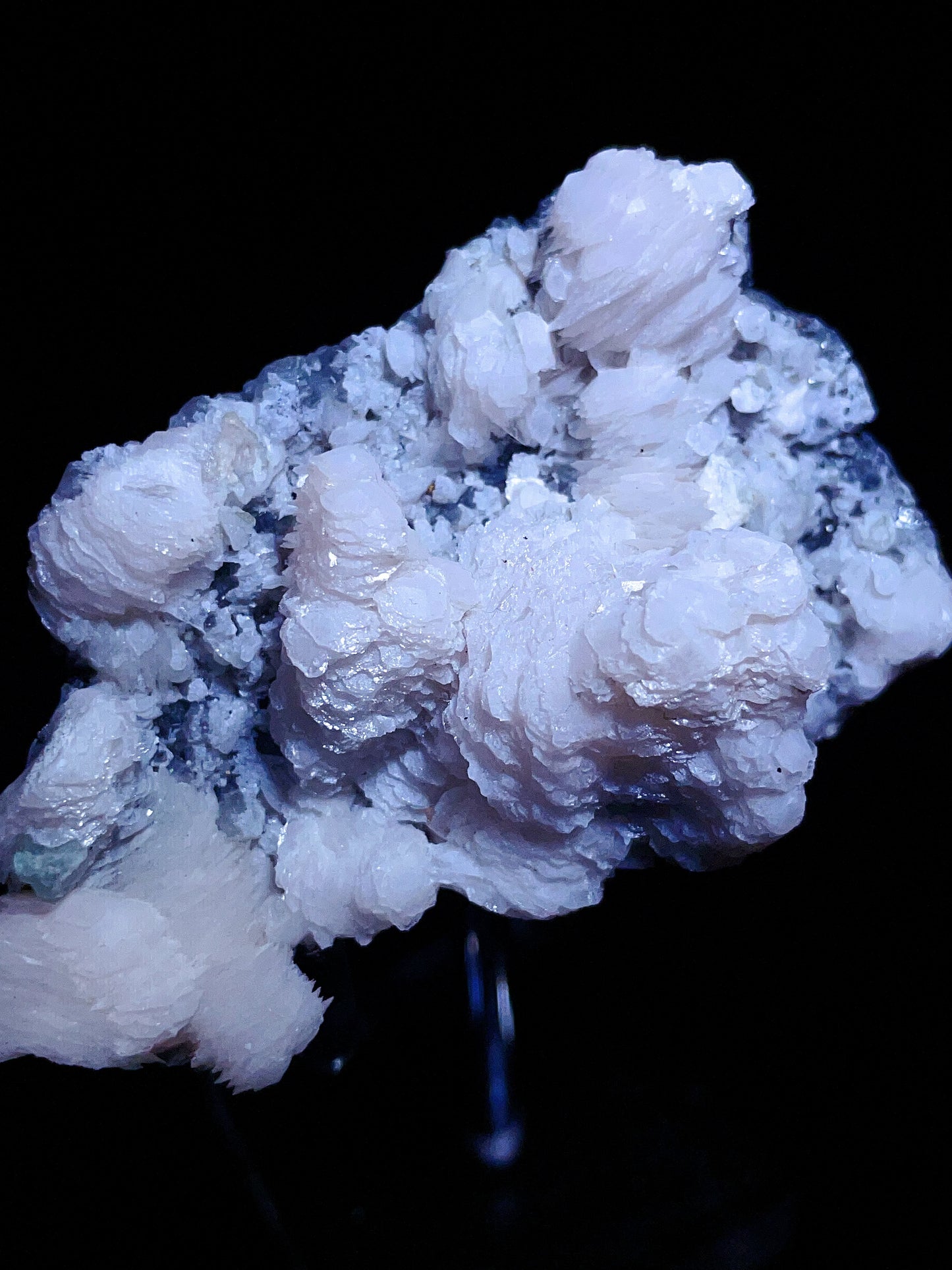 Fujian China pink thousand calcite specimen