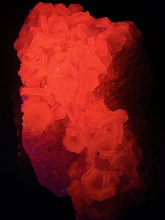 Fujian sandwich calcite with quartz specimen