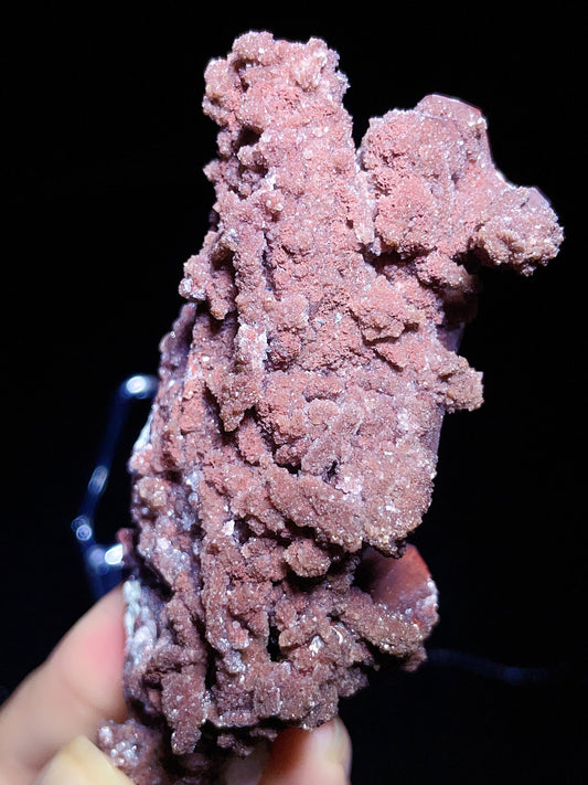 Guangxi China sugar red quartz specimen