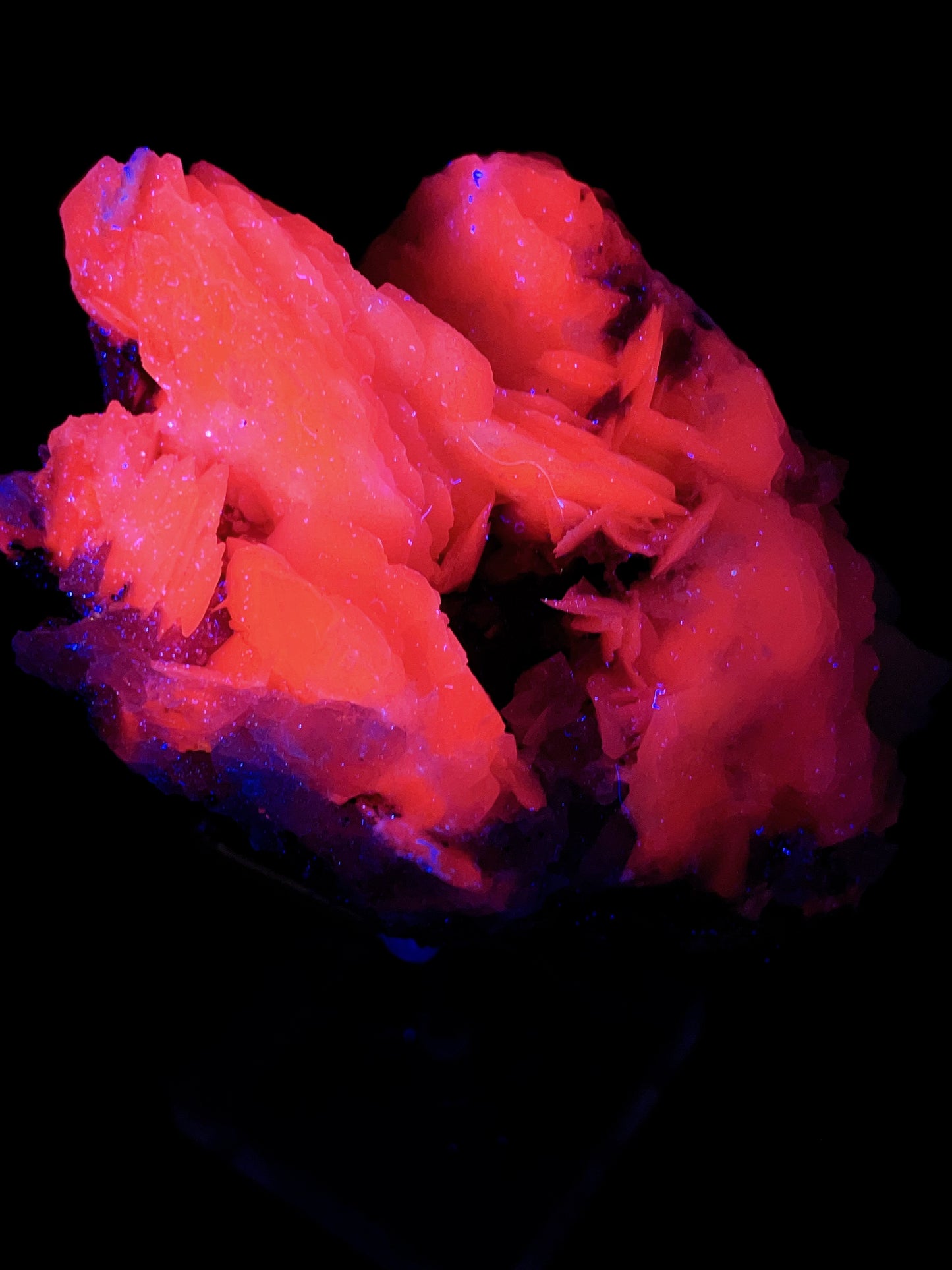 Fujian China pink thousand calcite specimen
