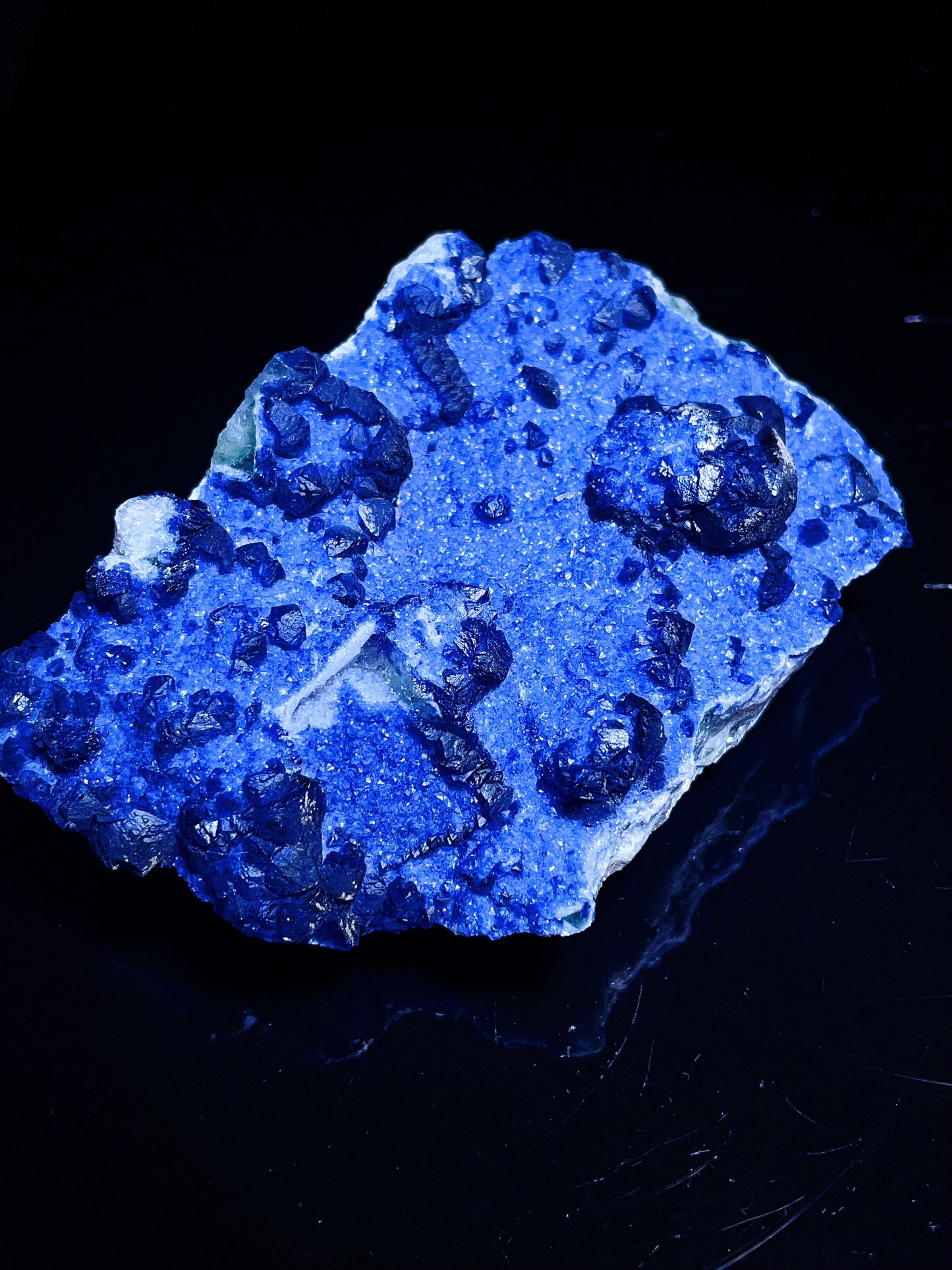 Inner Mongolia blueberry fluorite specimen