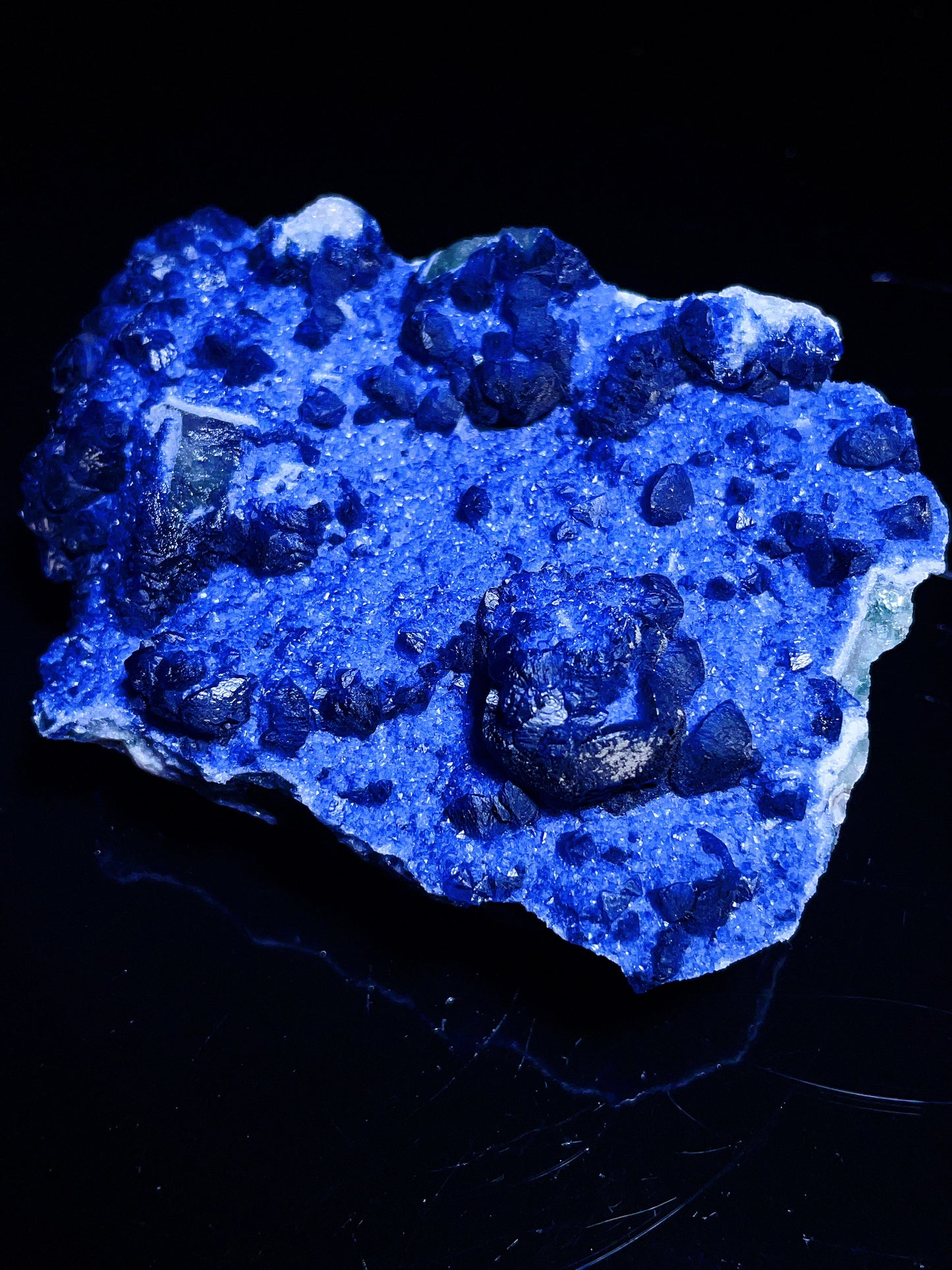 Inner Mongolia blueberry fluorite specimen