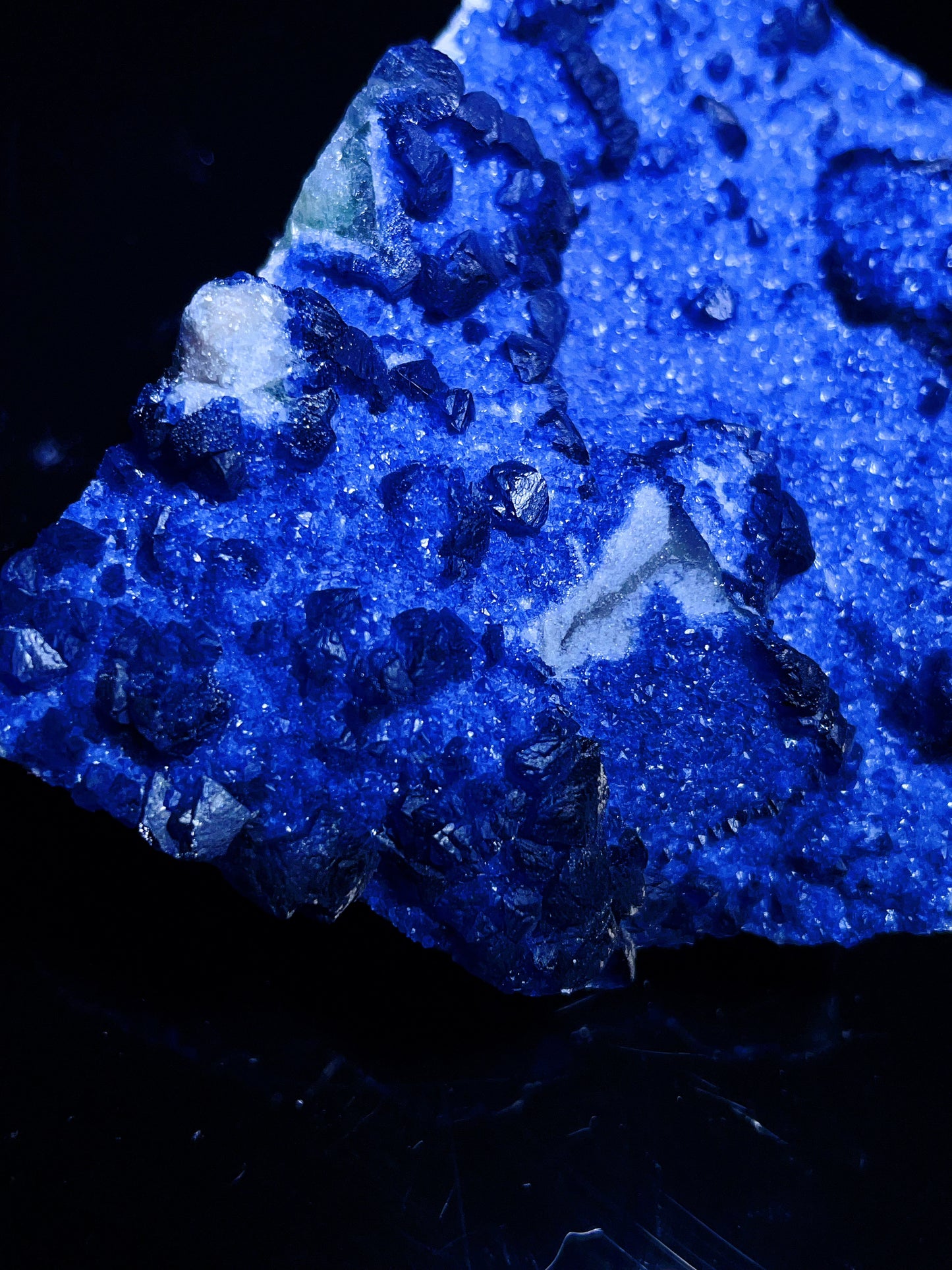 Inner Mongolia blueberry fluorite specimen