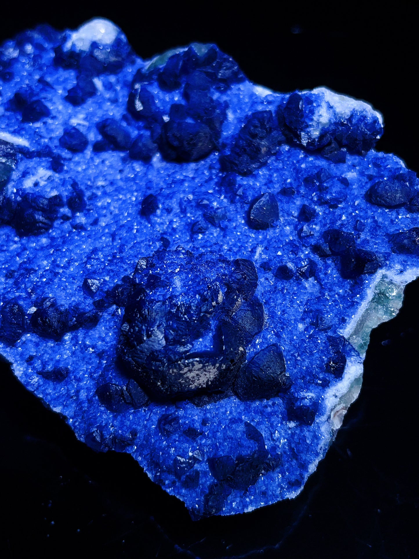 Inner Mongolia blueberry fluorite specimen