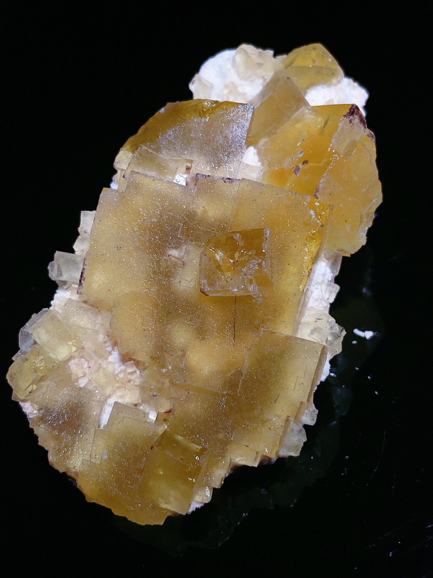 yellow fluorite specimen from Beijing