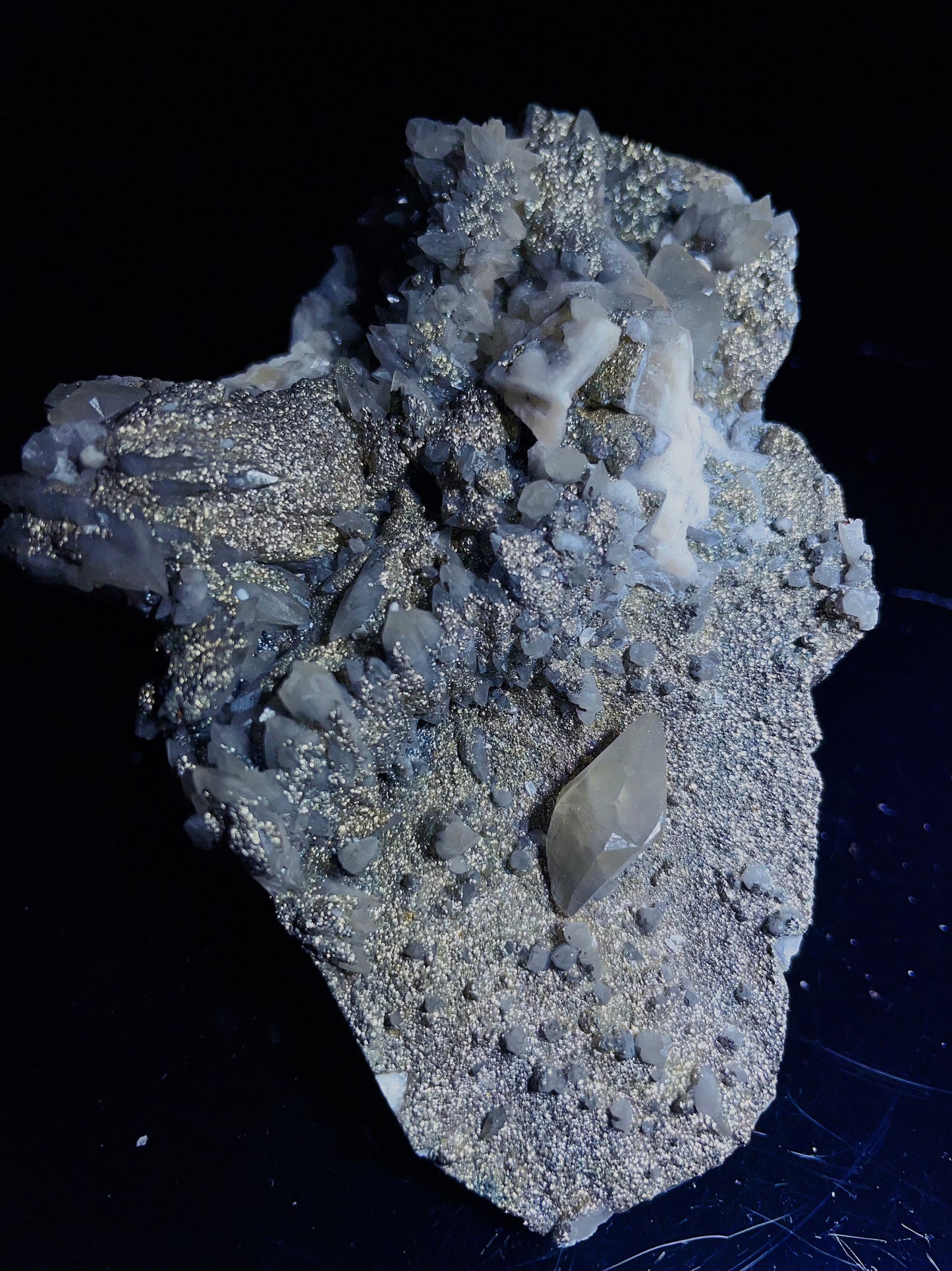 Calcite with pyrite specimen Hubei China