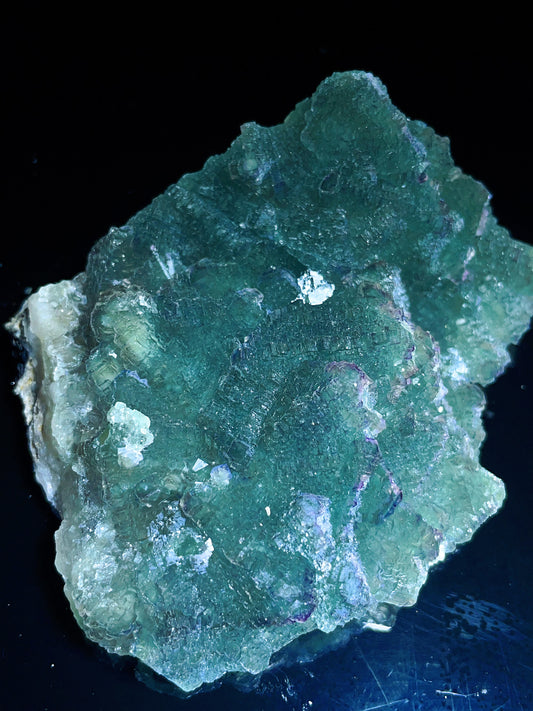 Stair-step green fluorite specimen from Inner Mongolia