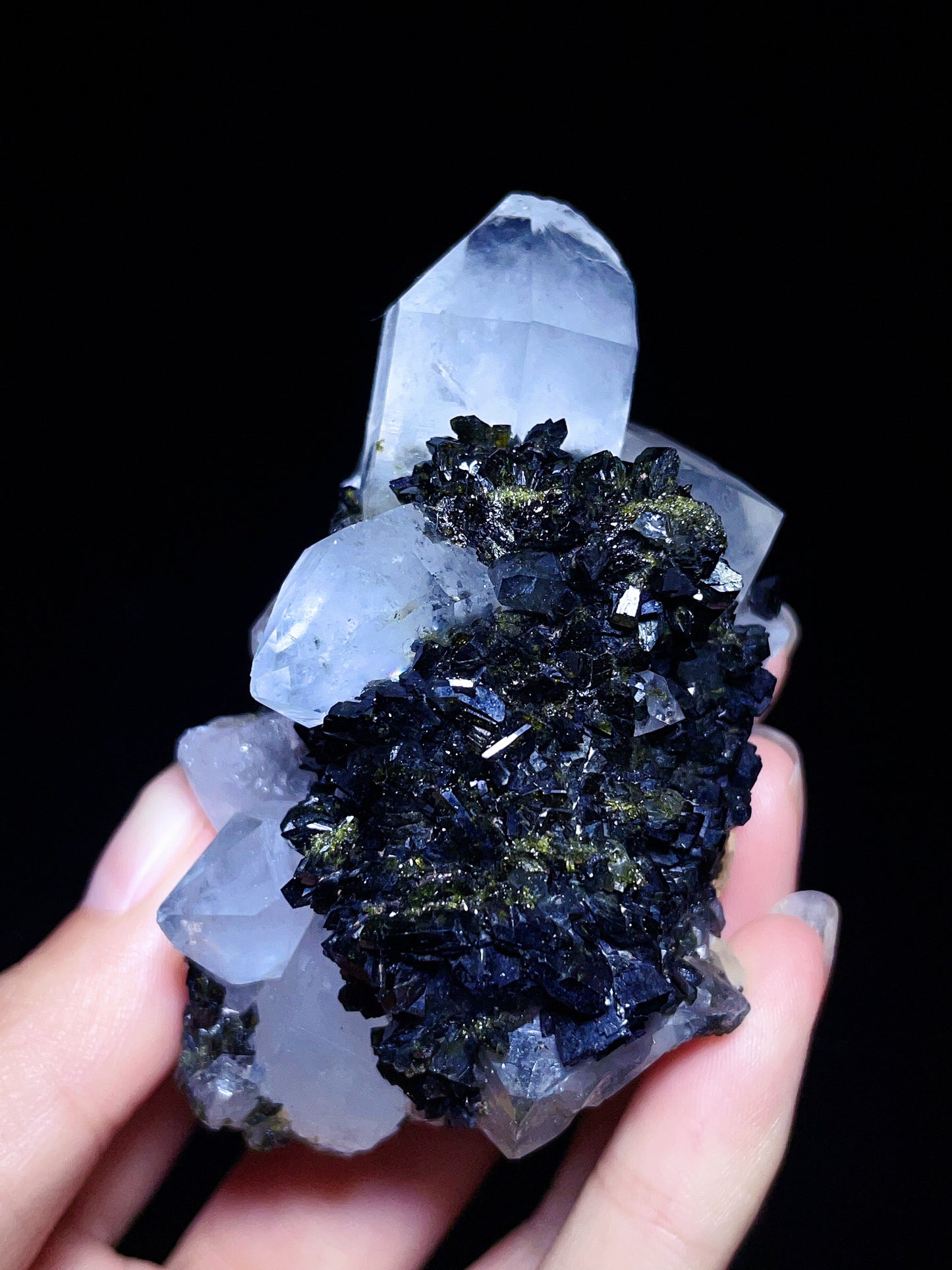 eqidote with quartz specimen from Turkey