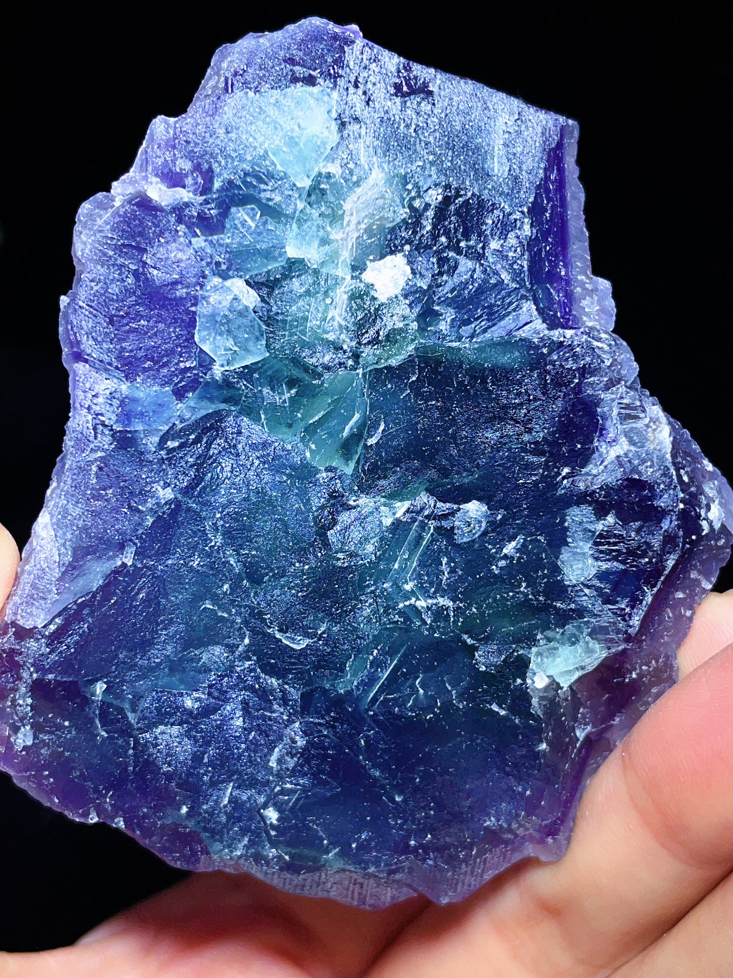Zhejiang China  fluorite with quartz specimen