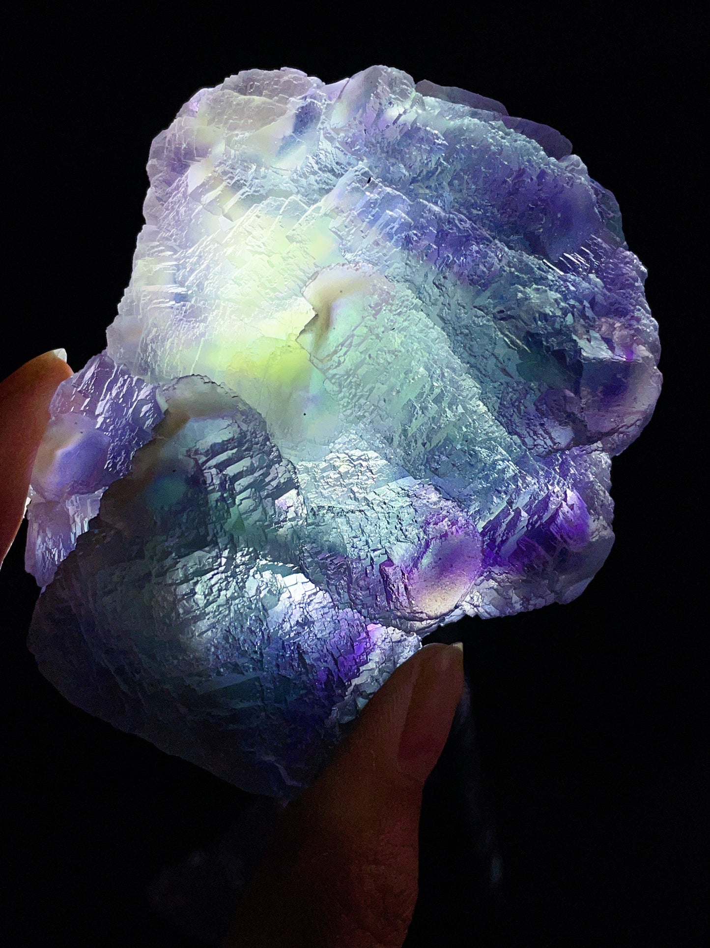 Zhejiang China  fluorite with quartz specimen