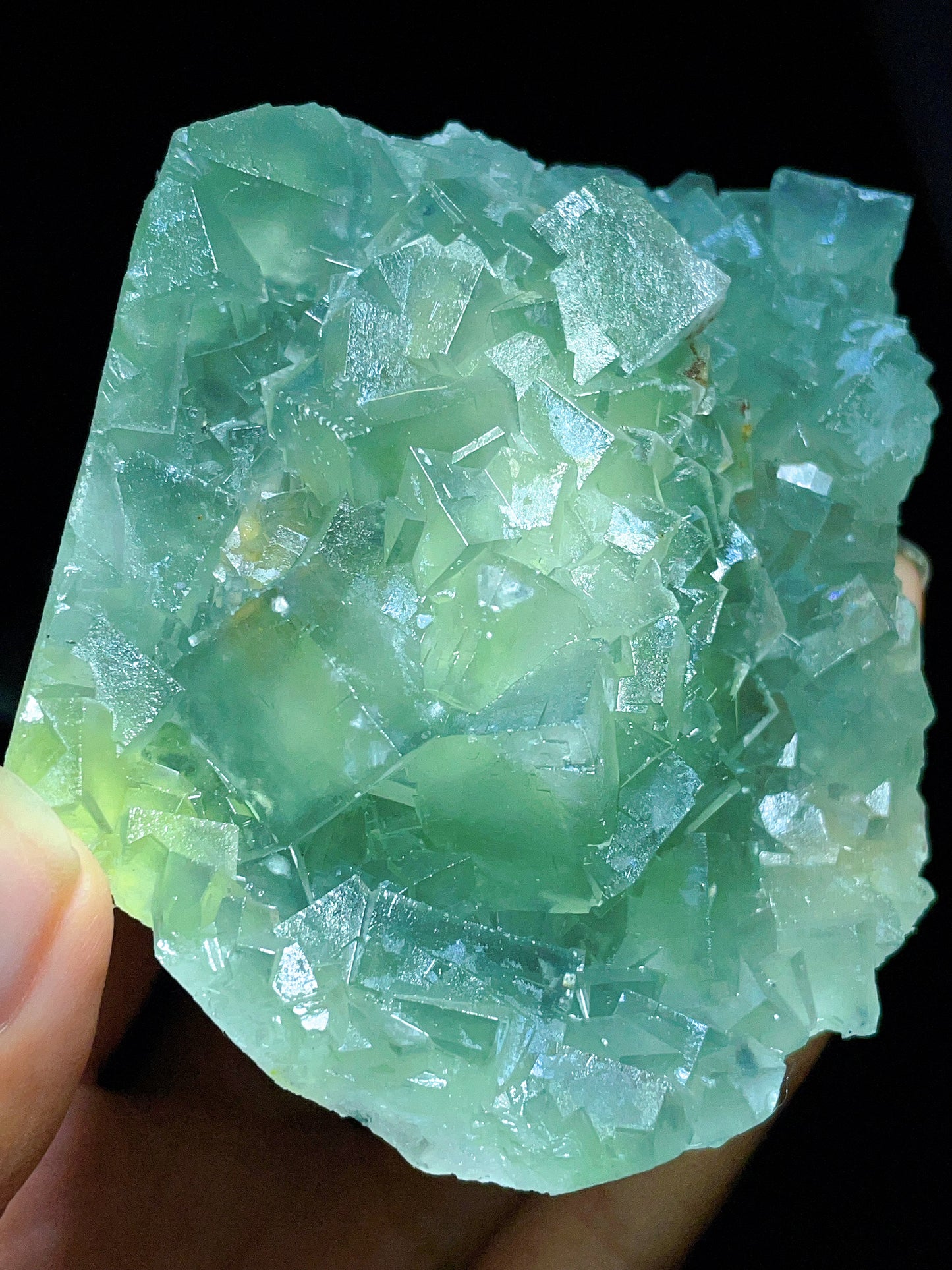Green fluorite specimen from Hunan China