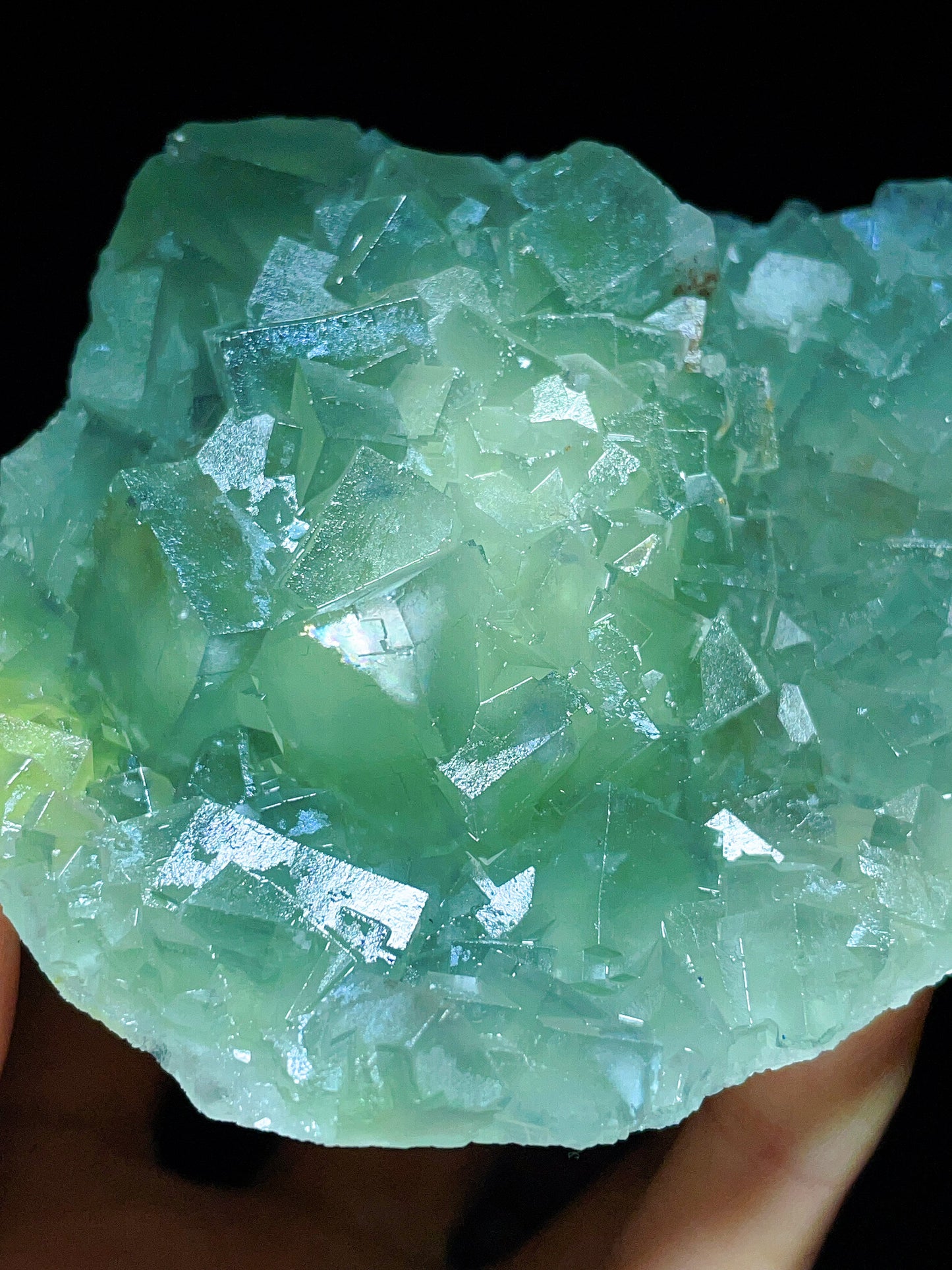 Green fluorite specimen from Hunan China