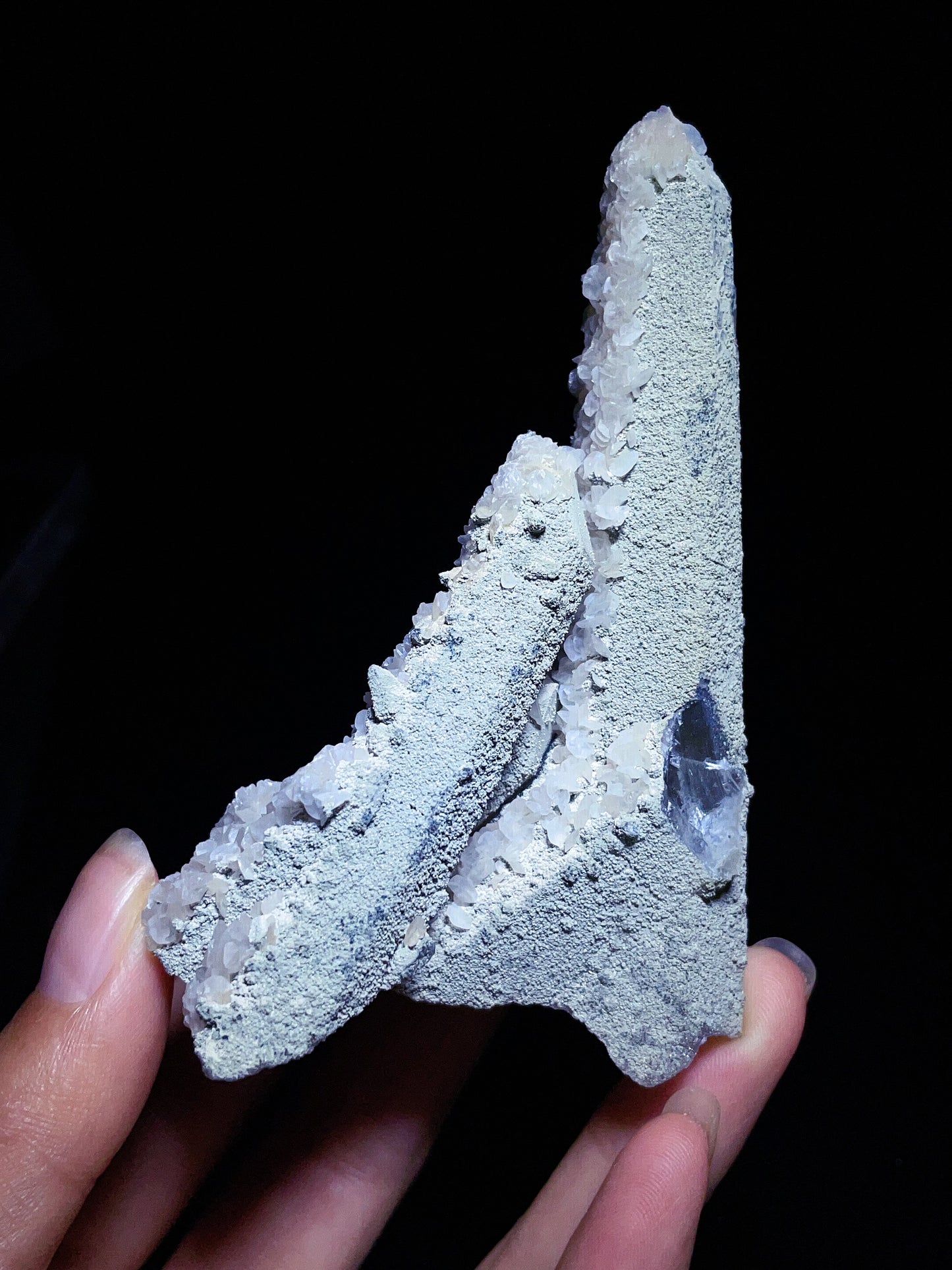 Calcite with green calcite specimen from Inner Mongolia