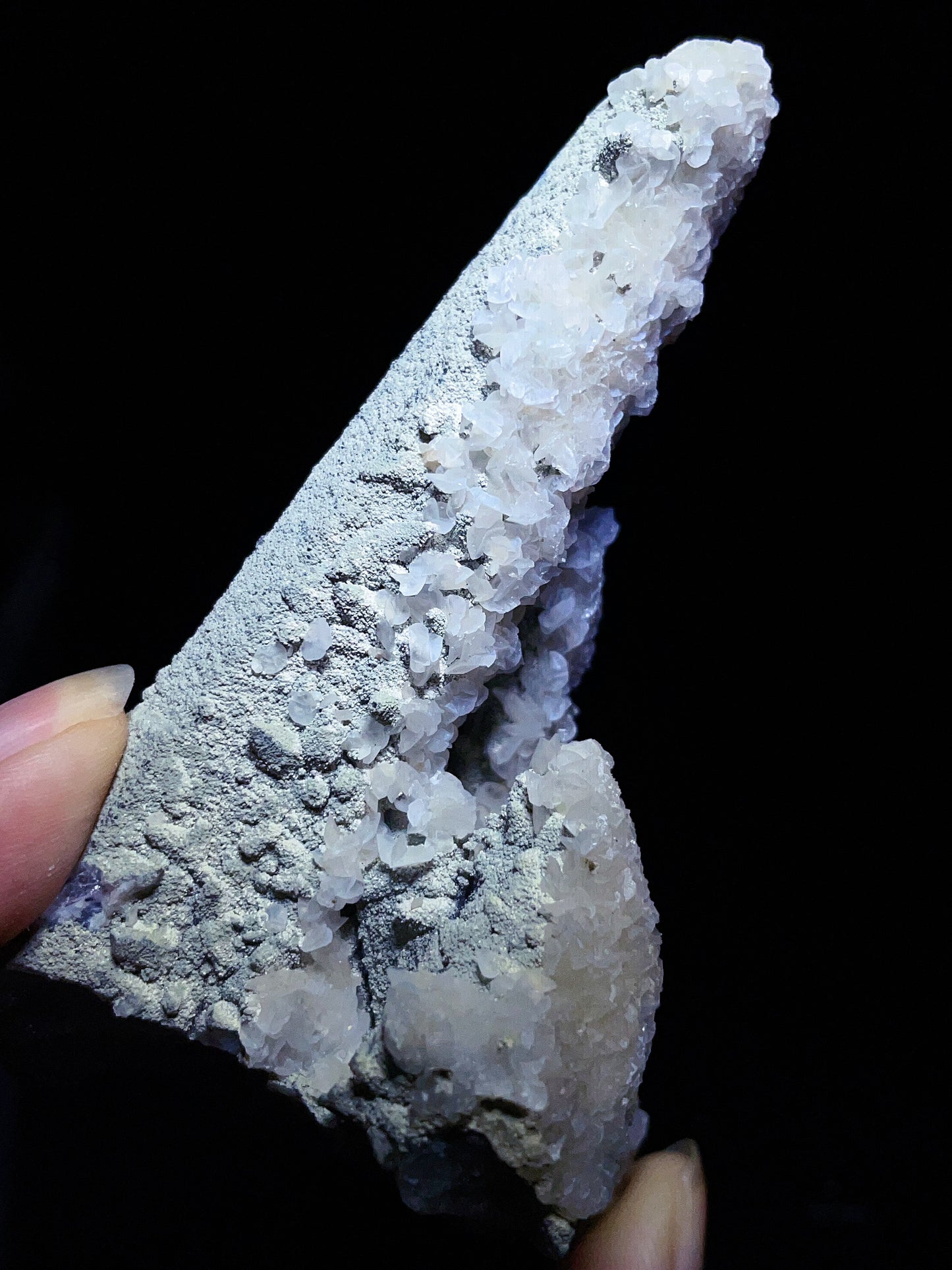 Calcite with green calcite specimen from Inner Mongolia