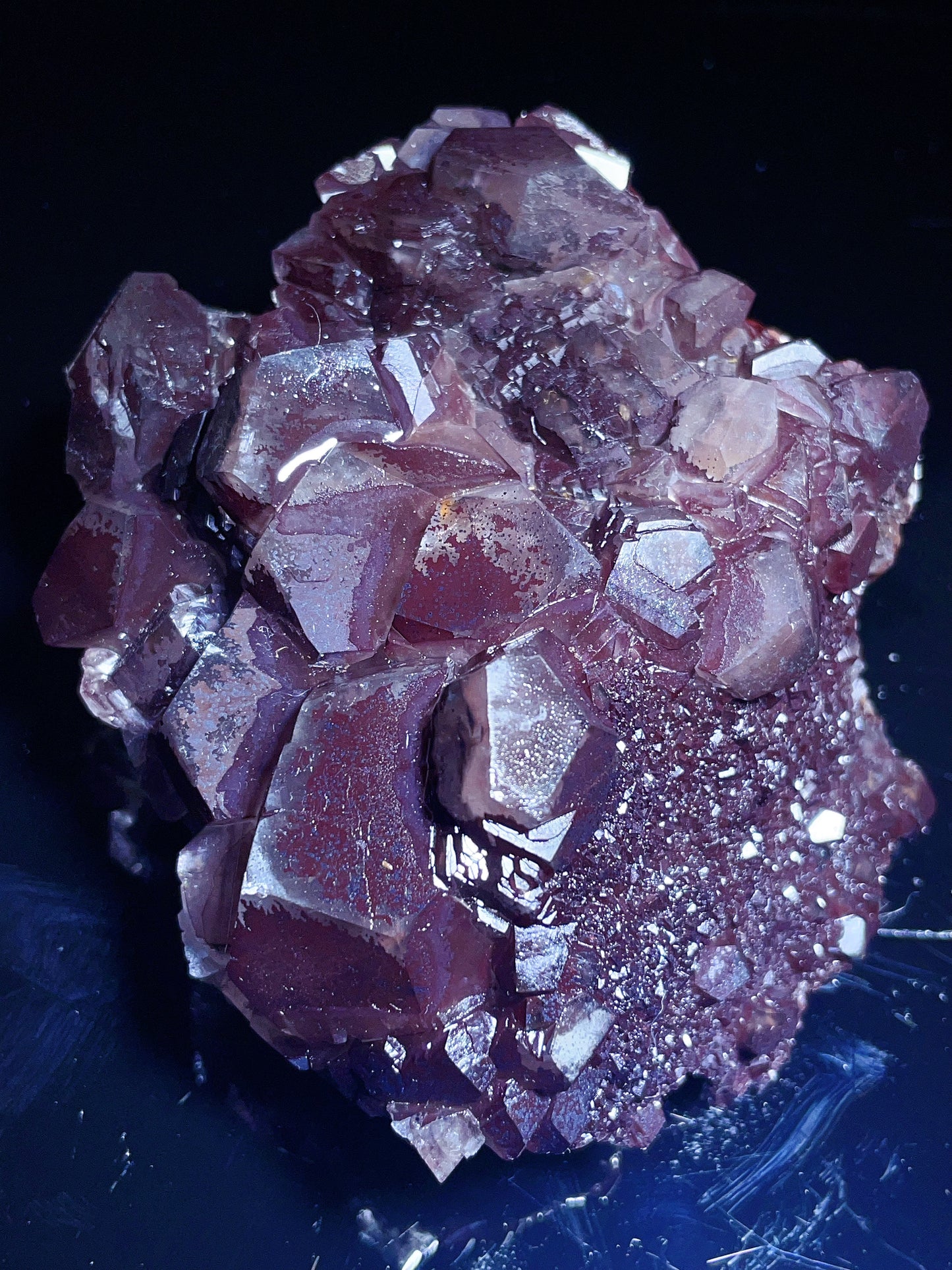 black calcite specimen from Hunan China