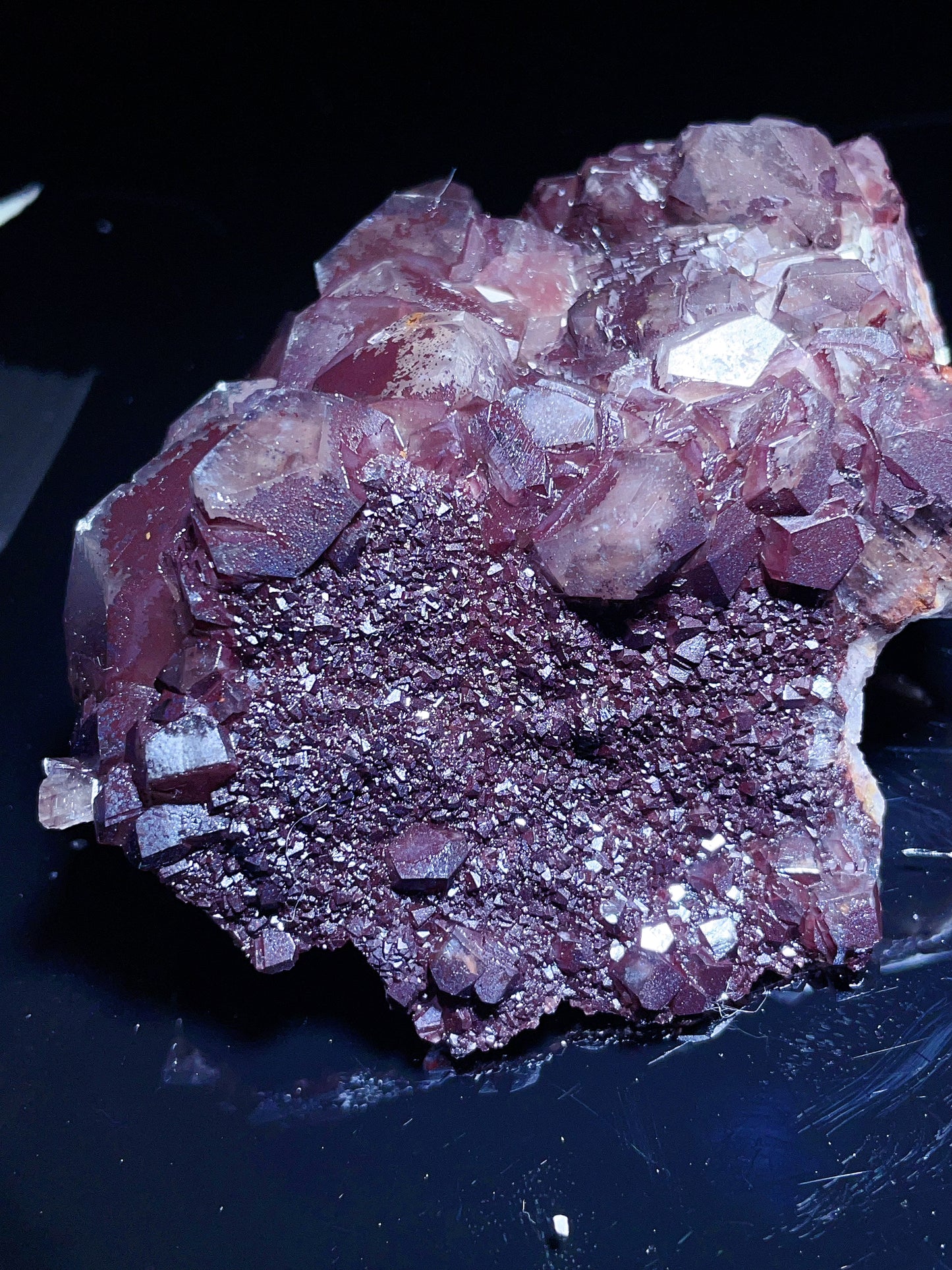black calcite specimen from Hunan China