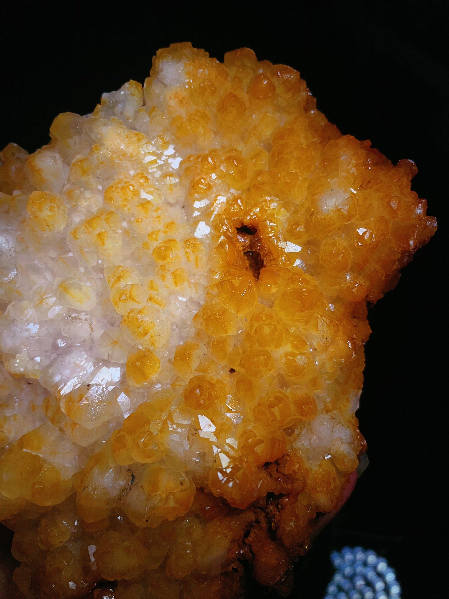 golden calcite specimen from Hunan China