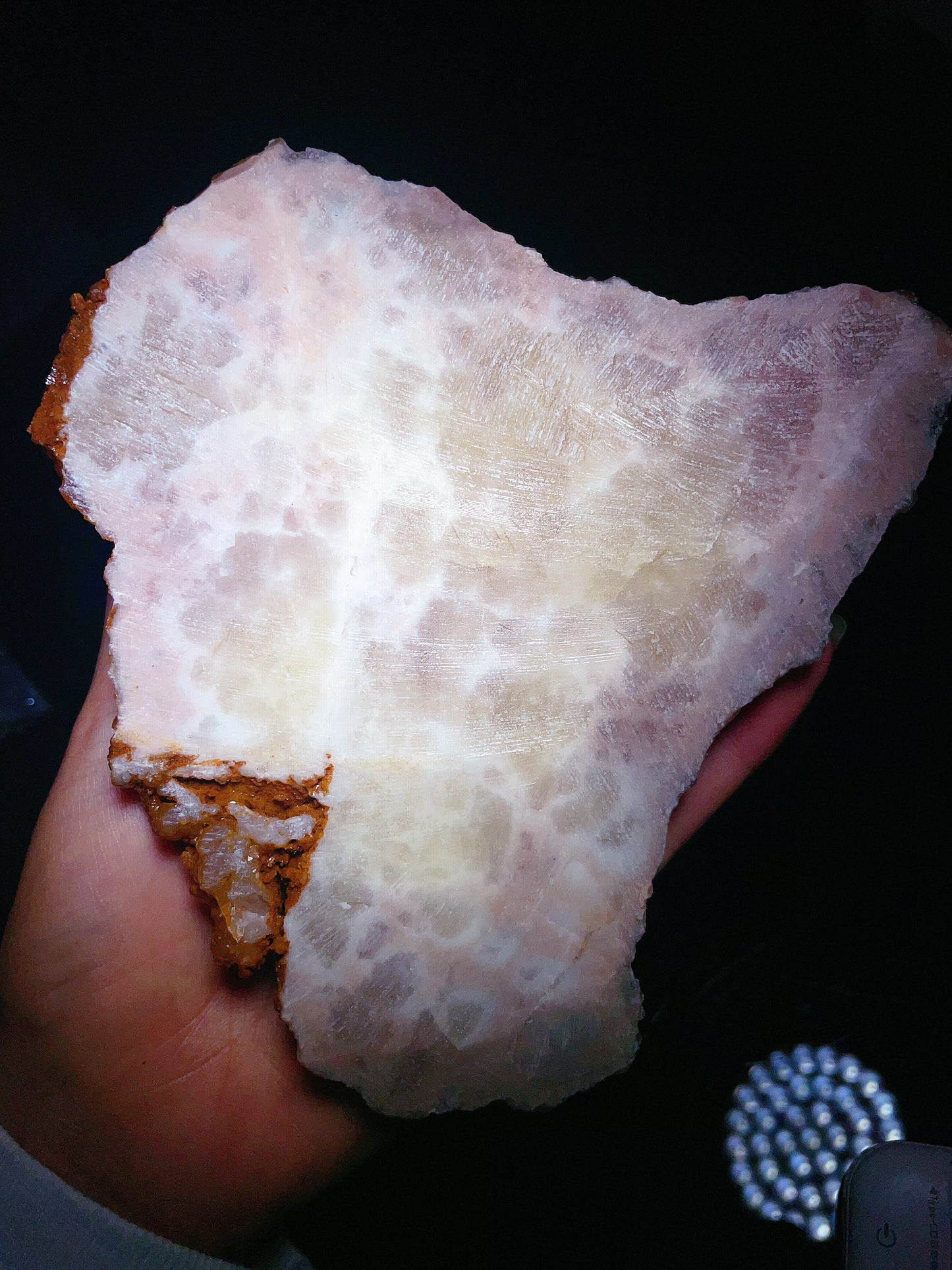 golden calcite specimen from Hunan China