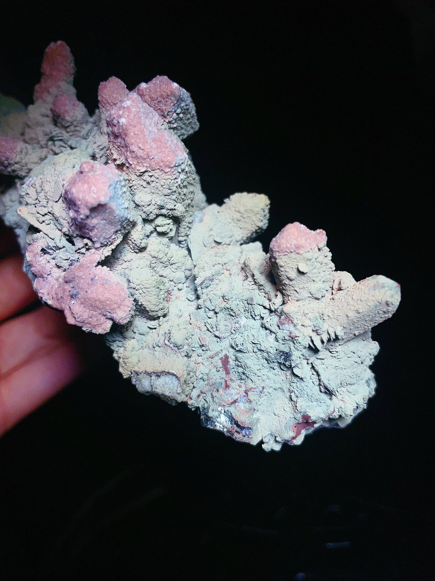 calcite with quartz specimen from Inner Mongolia