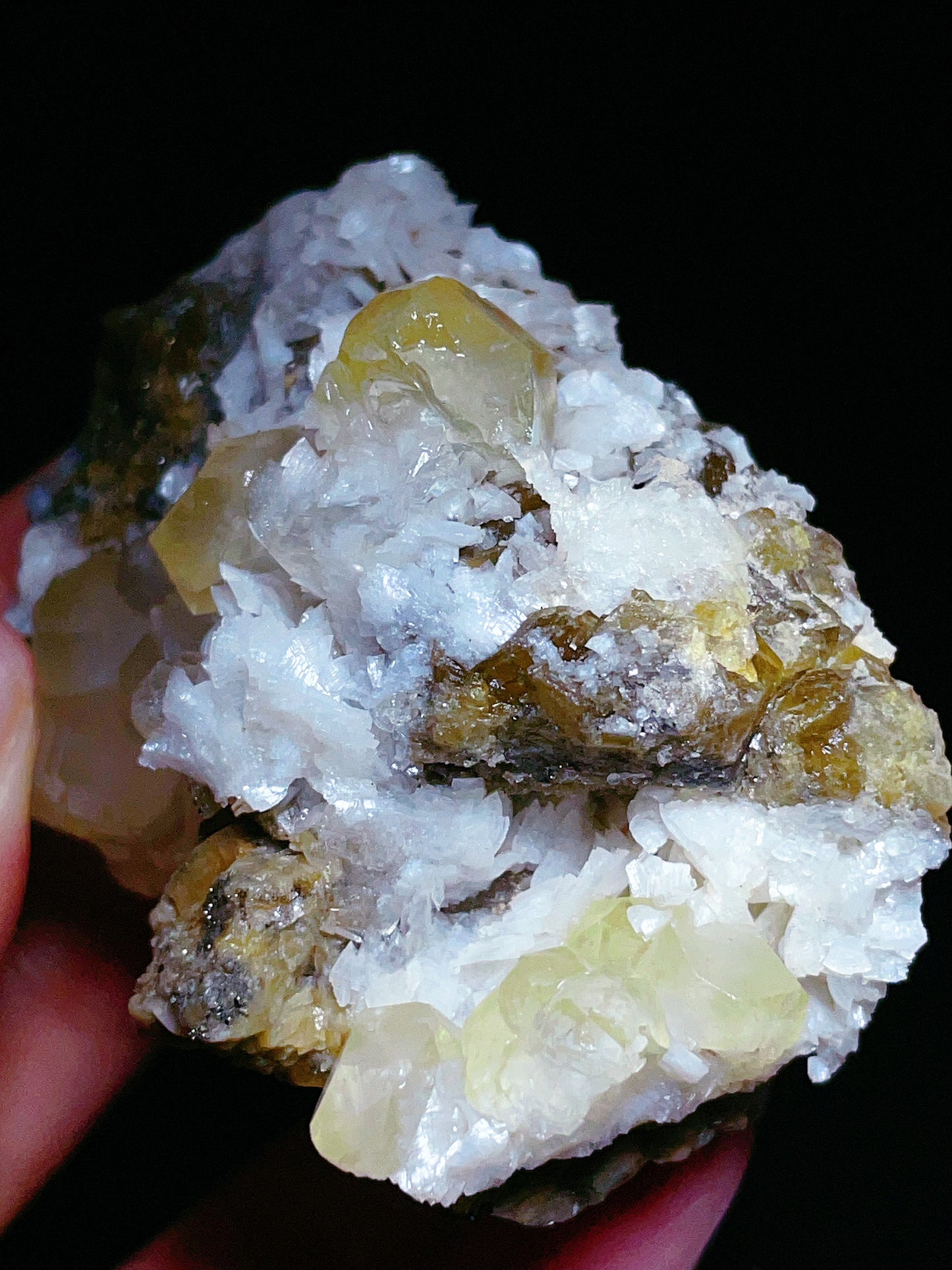 siderite with dolomite and calcite specimen from Guizhou China
