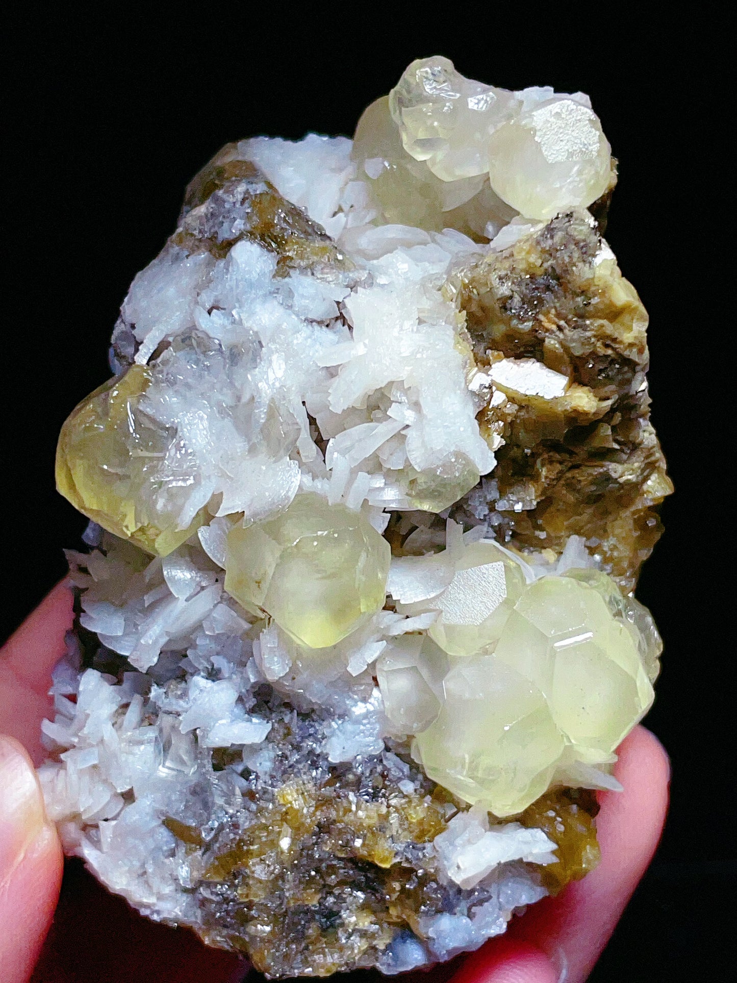 siderite with dolomite and calcite specimen from Guizhou China