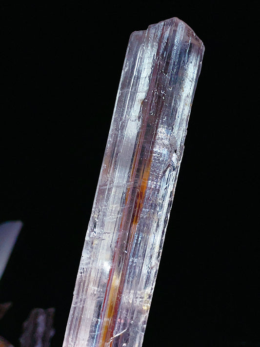 stibnite with selenite from Guizhou, China