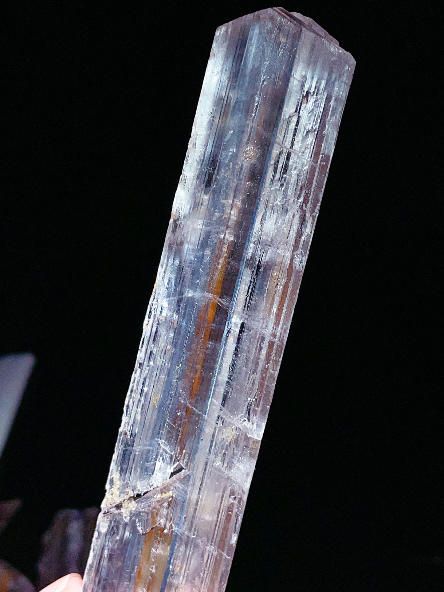 stibnite with selenite from Guizhou, China