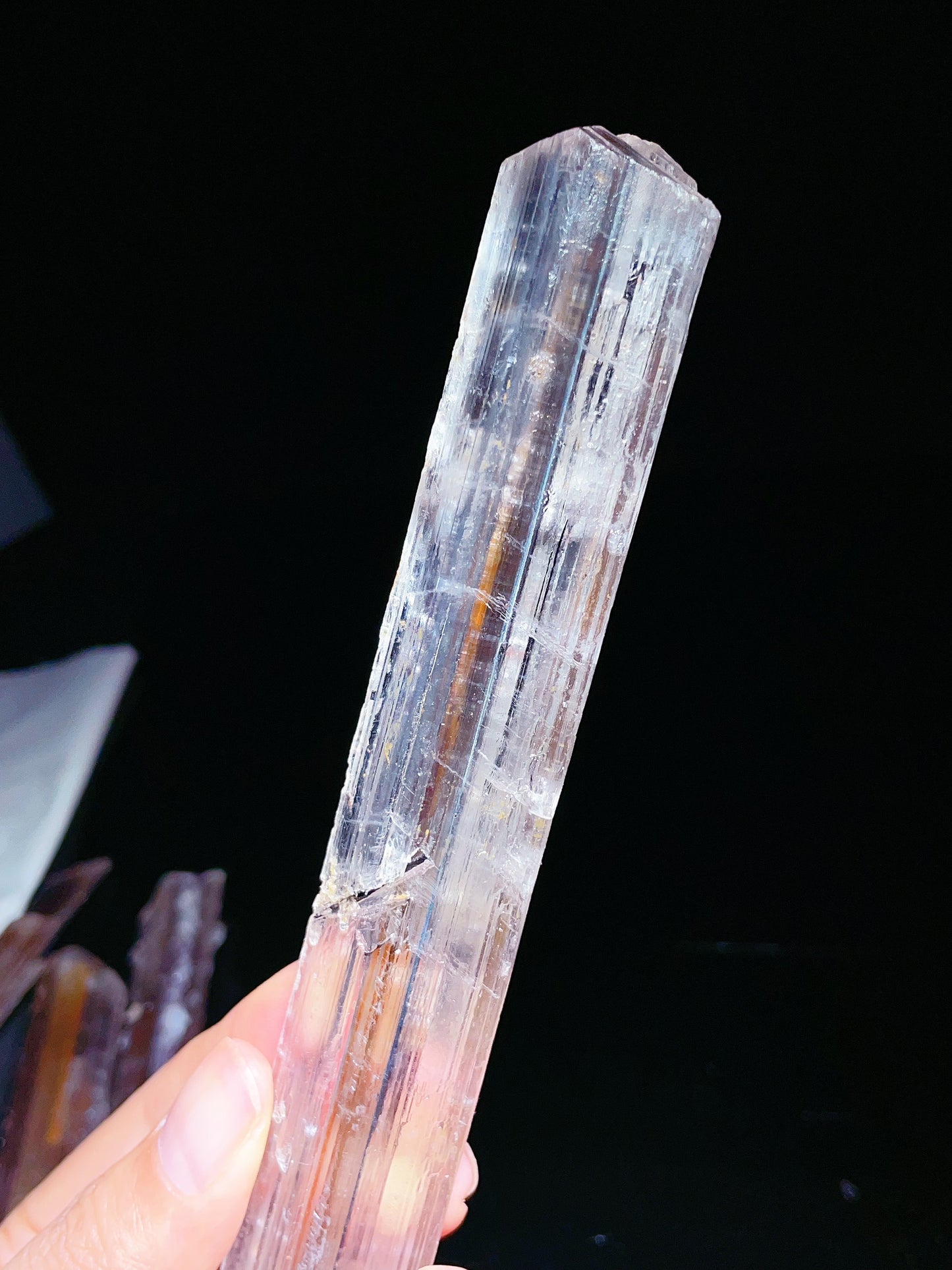 stibnite with selenite from Guizhou, China