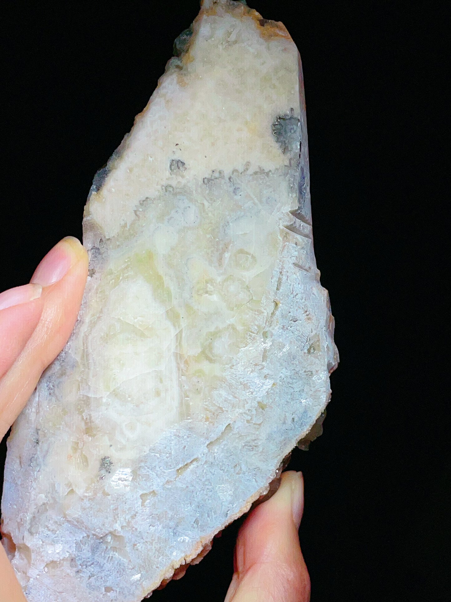 yellow calcite with pyrite specimen from Hubei China