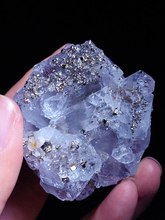 fluorite with pyrite specimen from Burma