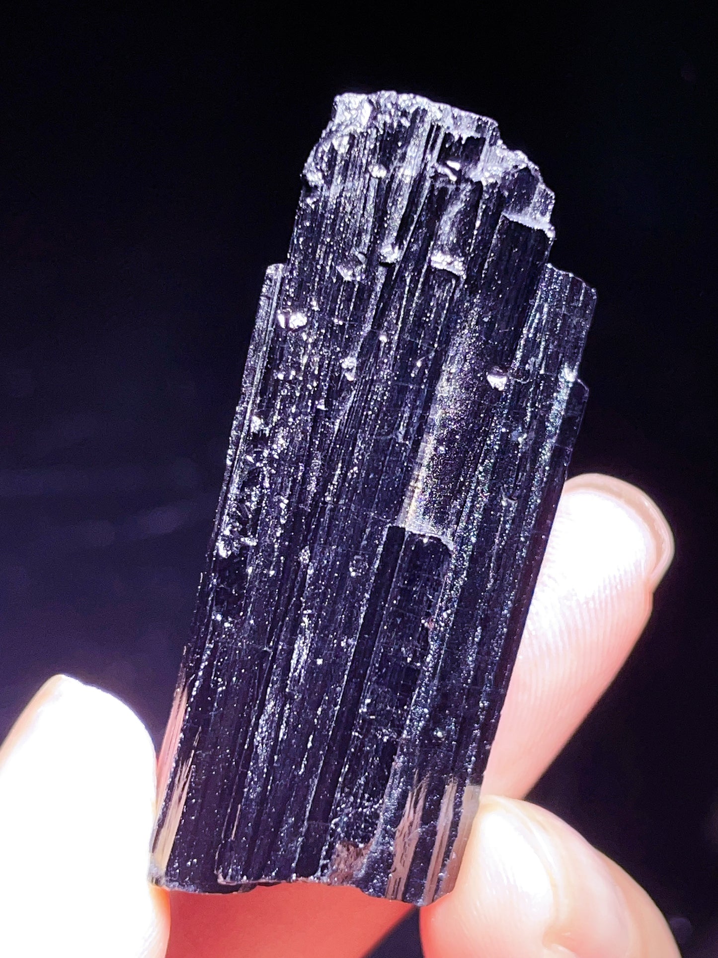 black tourmaline specimen from Guangxi China