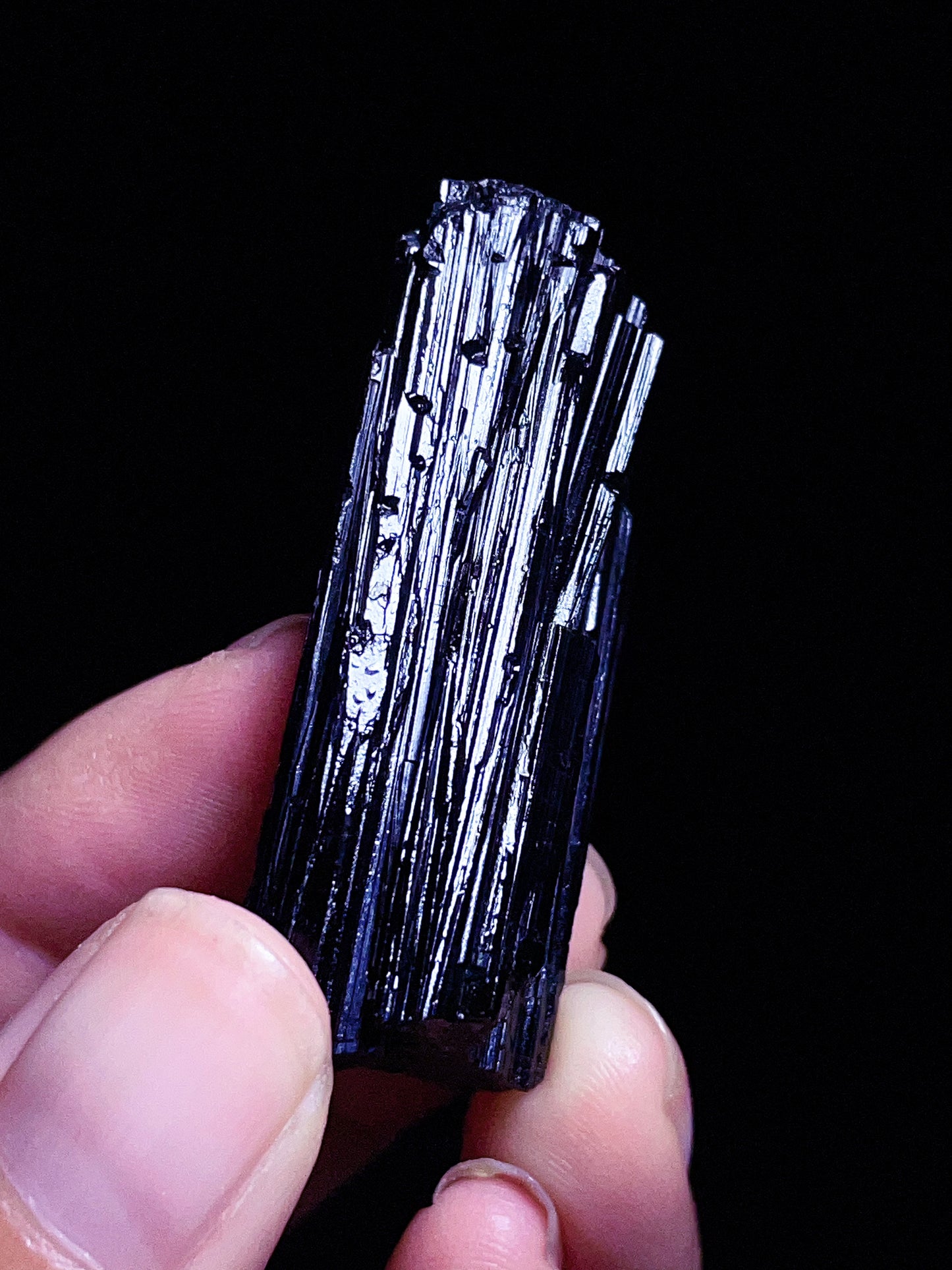 black tourmaline specimen from Guangxi China