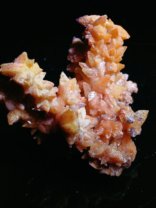 premium thorny spearhead calcite cluster from the famous Bat Cave Mine in Bijia Mountain, Weishan Dali