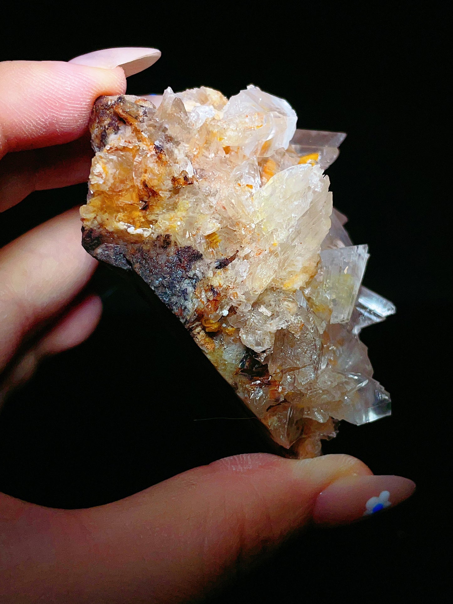 Selenite cluster from Dachang Antimony Mine in Qinglong County, Guizhou China