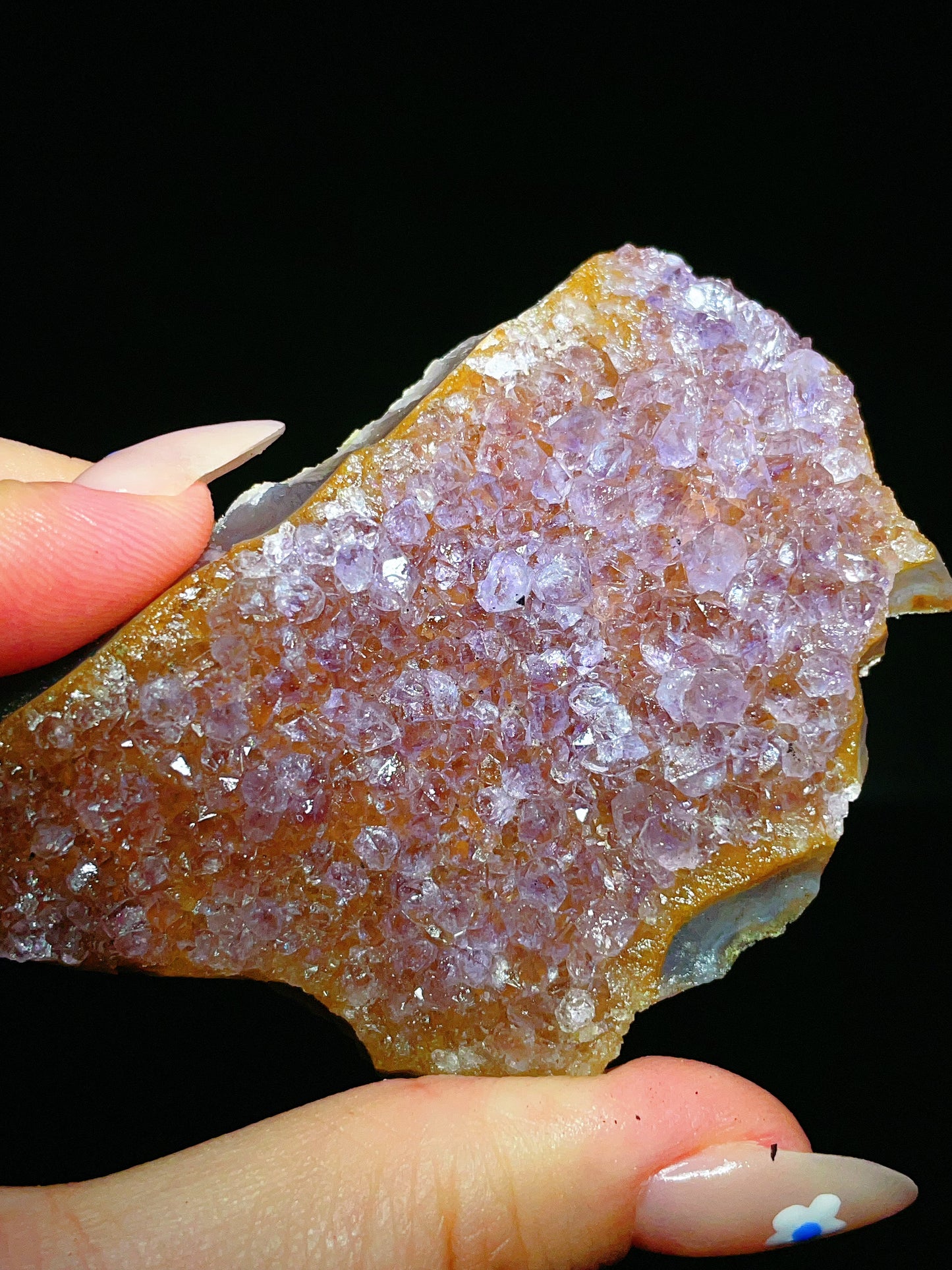 Natural Amethyst Cluster Slice from Brazil