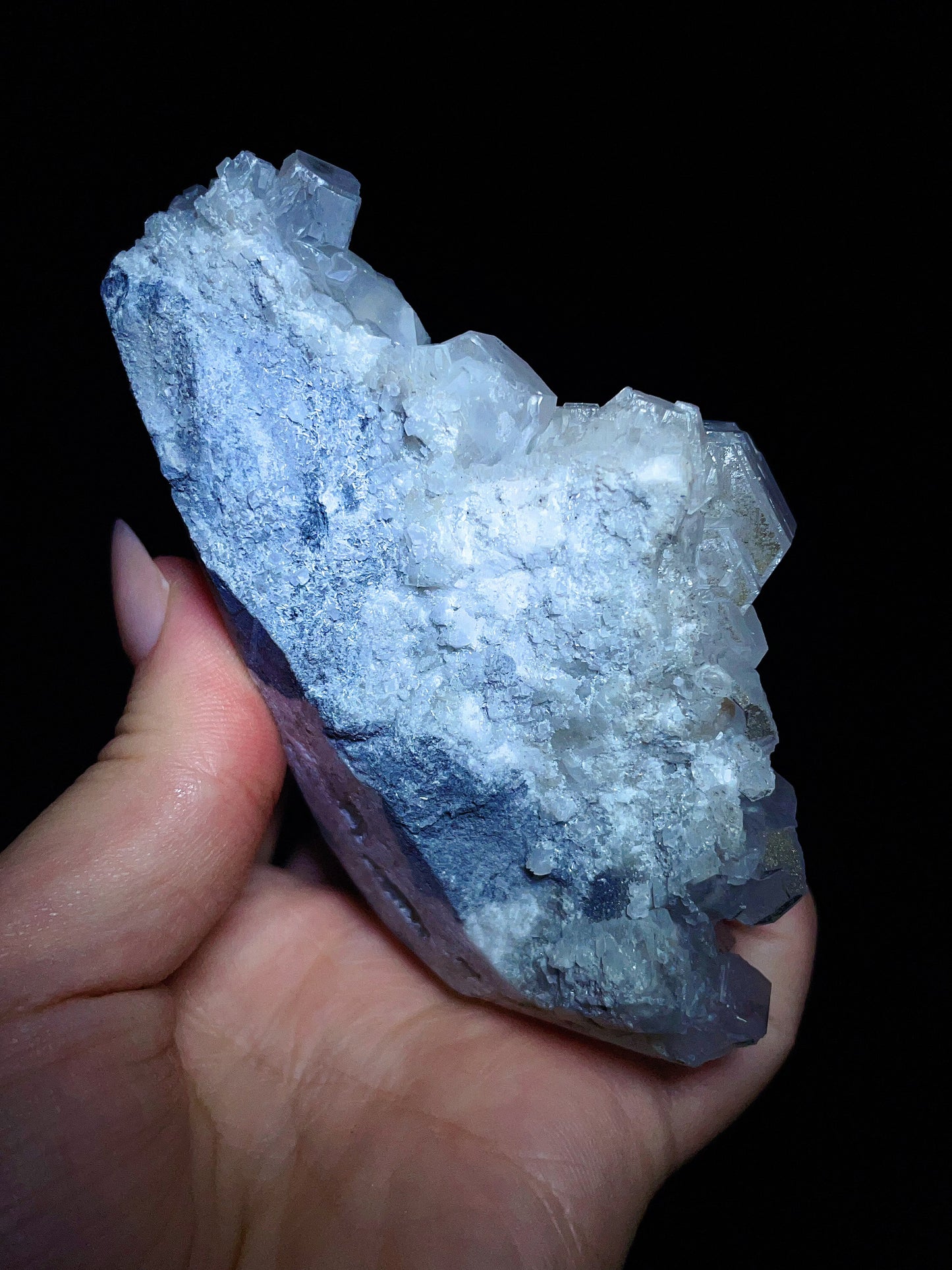 Calcite & Quartz intergrowth specimen from Fujian, China.