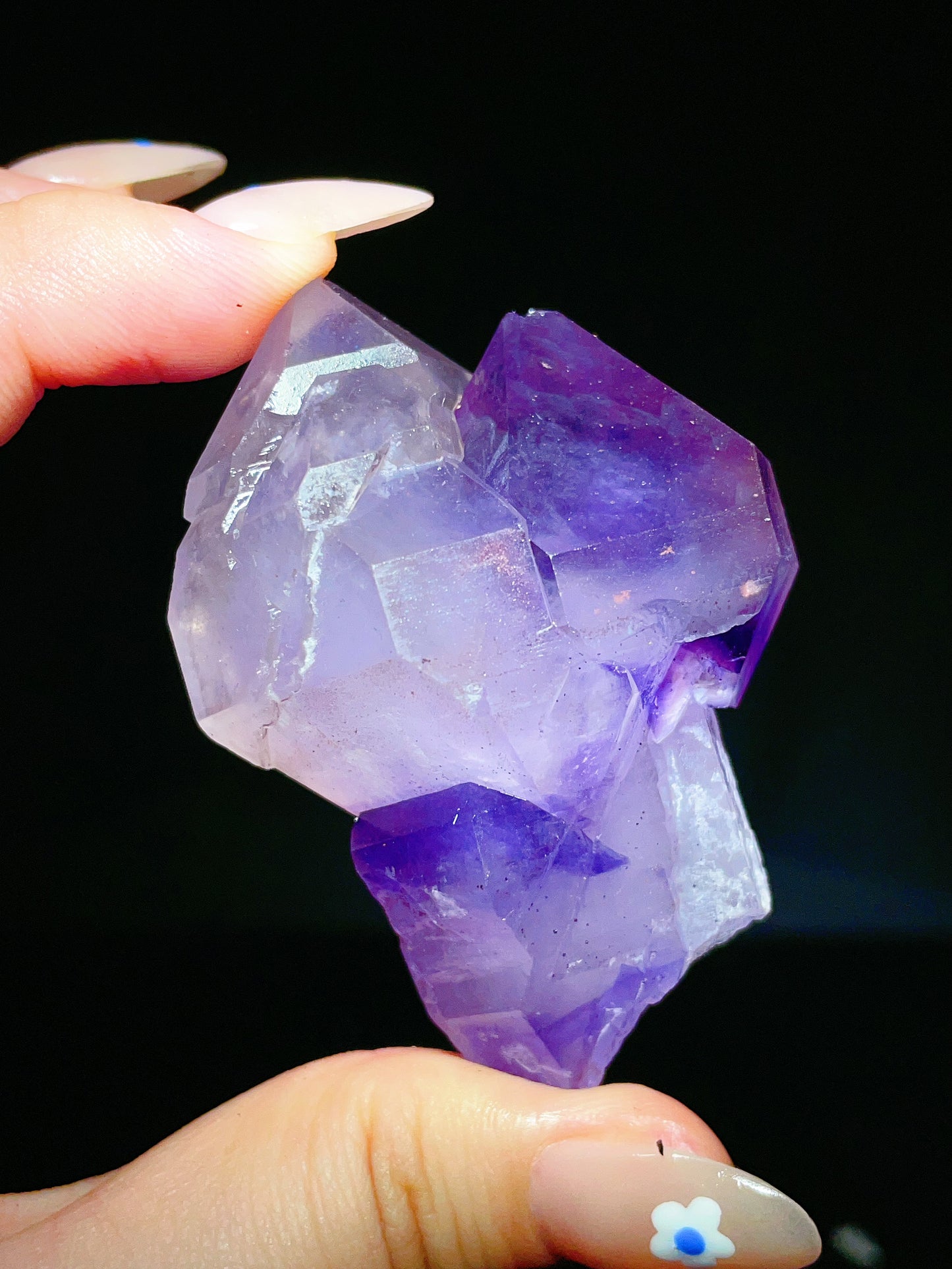 Natural Skeletal Amethyst from Madagascar
