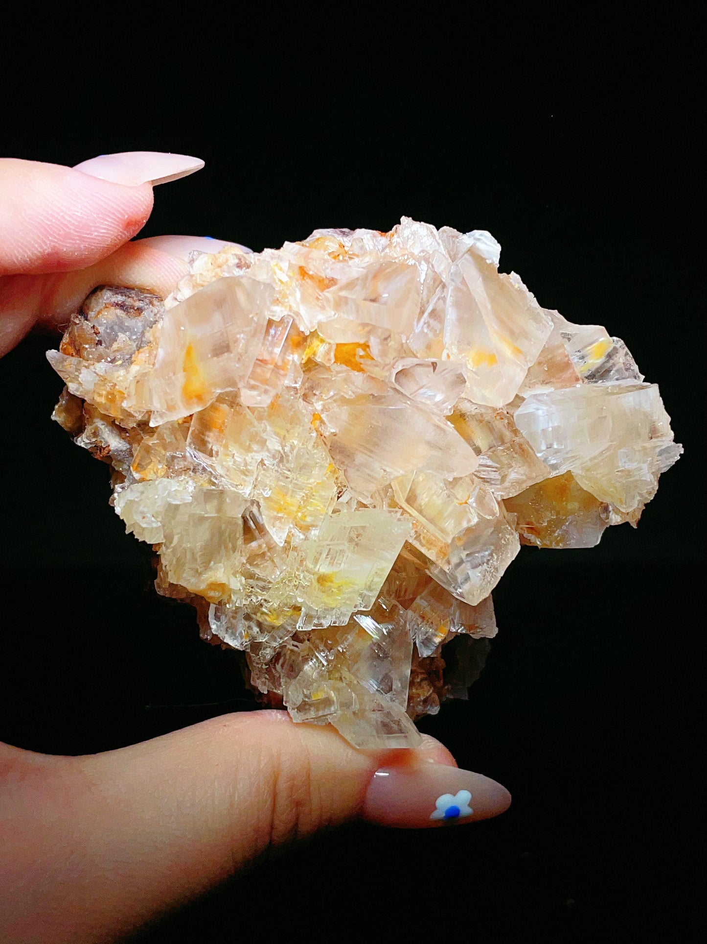 Selenite cluster from Dachang Antimony Mine in Qinglong County, Guizhou China