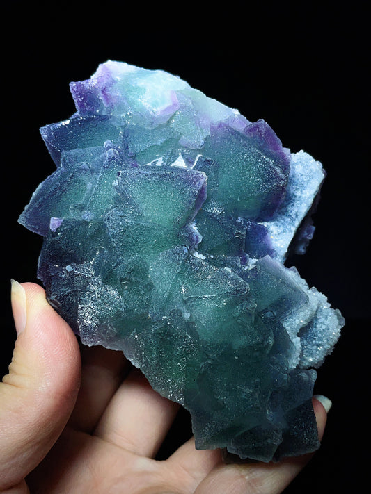 Fujian octahedral fluorite specimen
